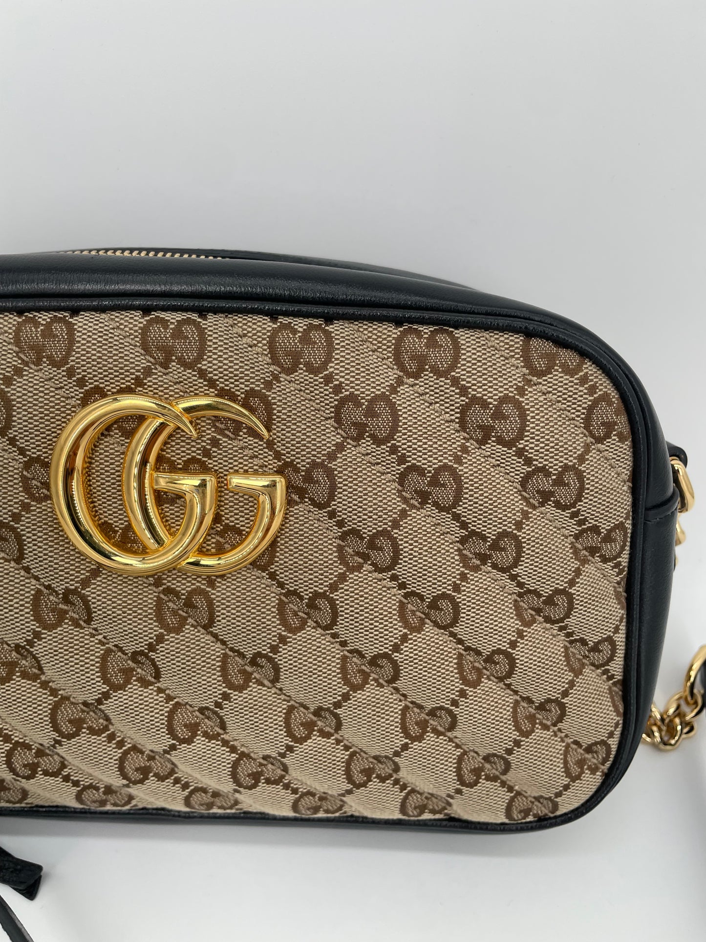 Preloved Gucci Matelasse Diagonal GG Marmont Bag, Small