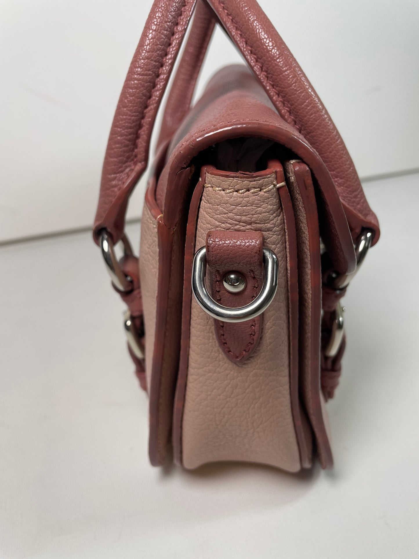 Preloved Miu Miu Madras Lock Crossbody Bag