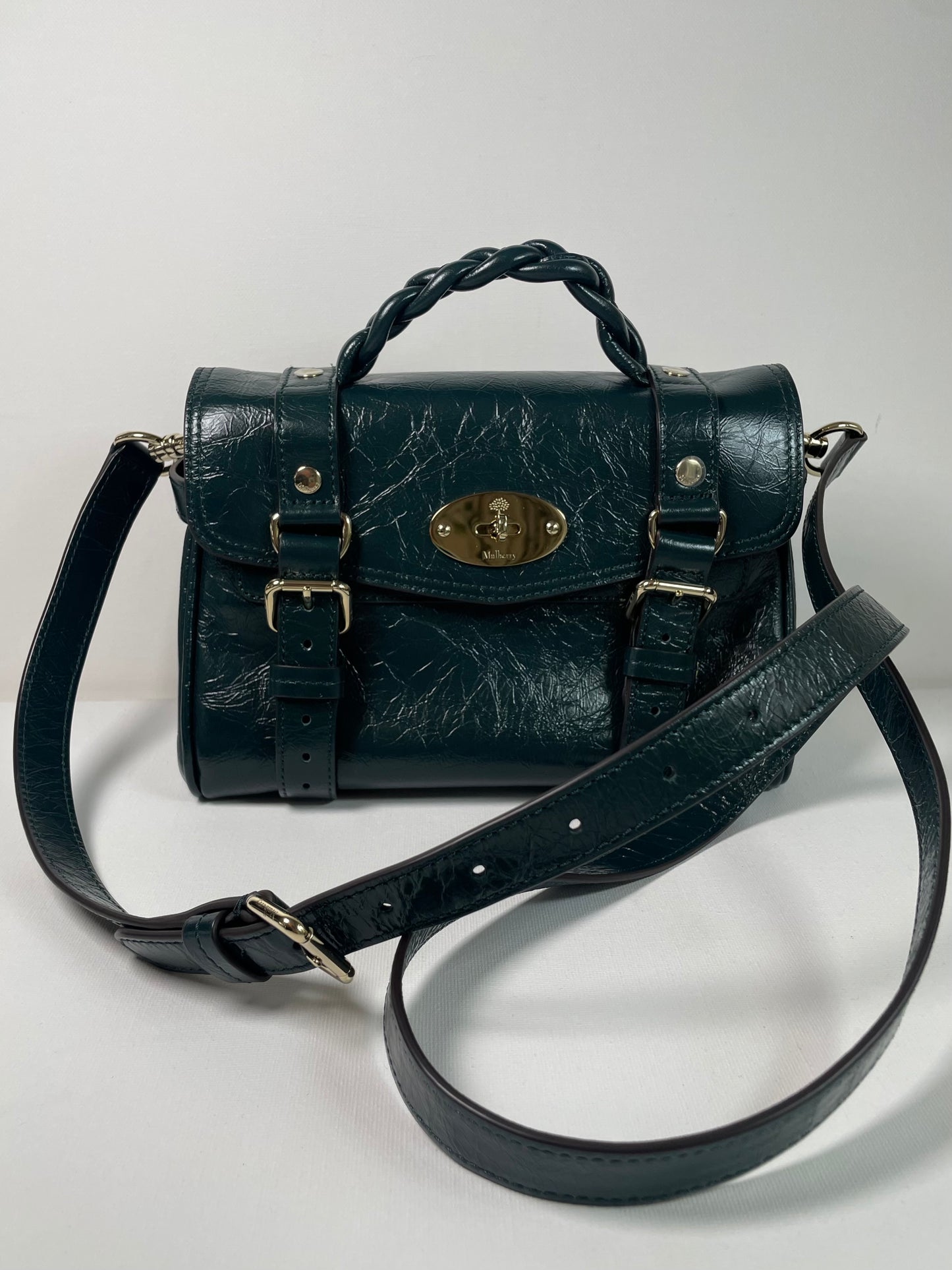 Preloved Mulberry Alexa Satchel Bag, Mini