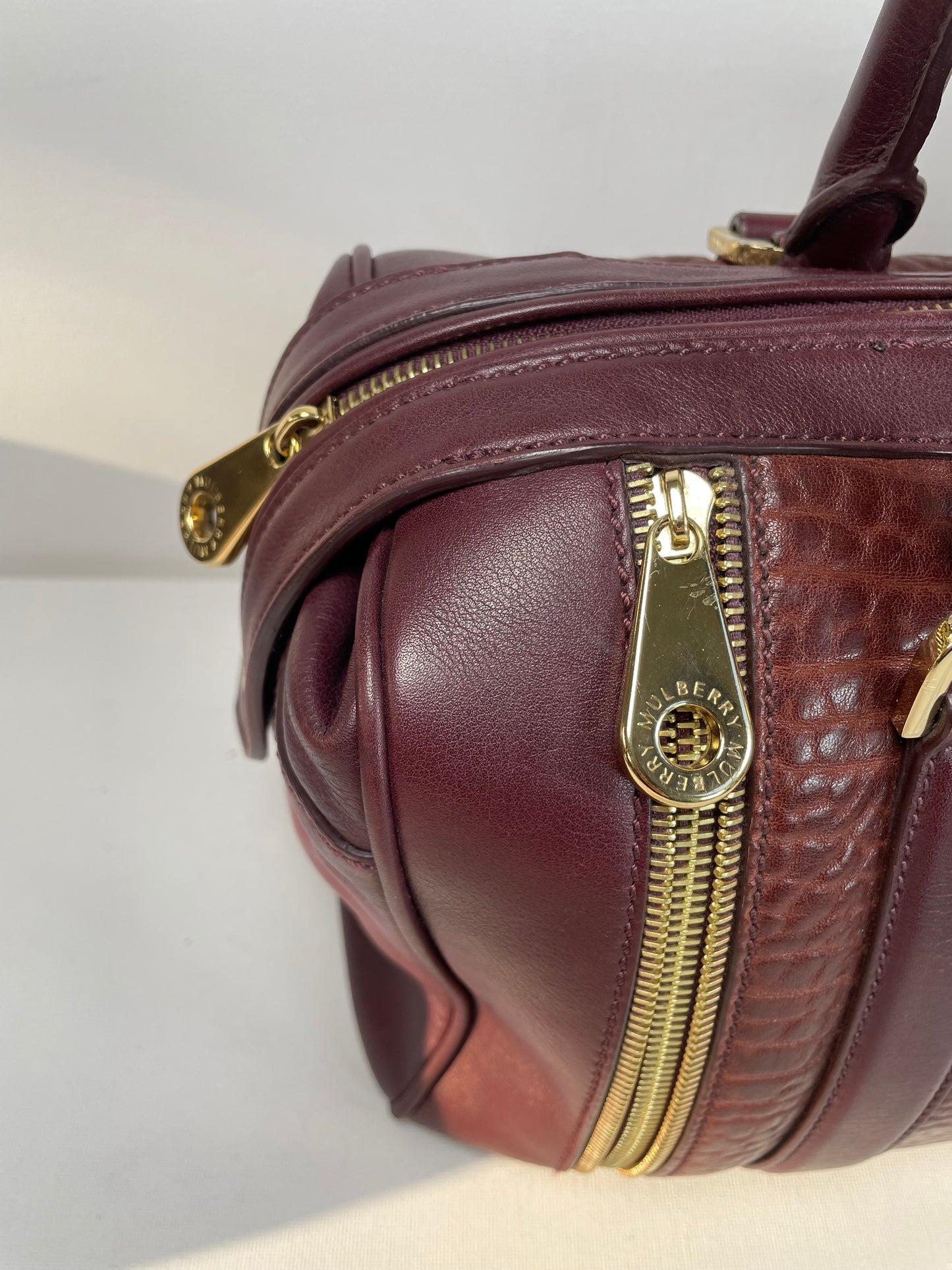 Preloved Mulberry Tasha Boston Bag