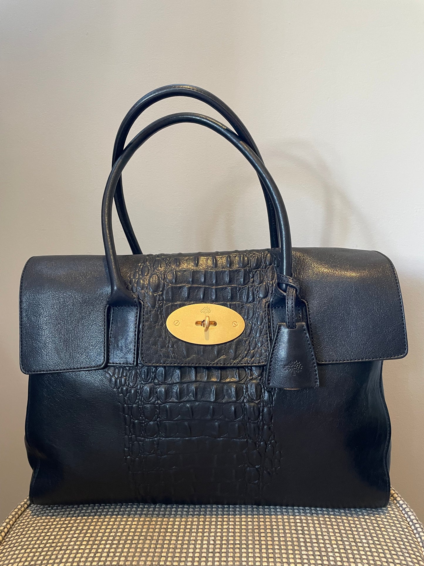 Preloved Mulberry Bayswater Tote Bag, Large