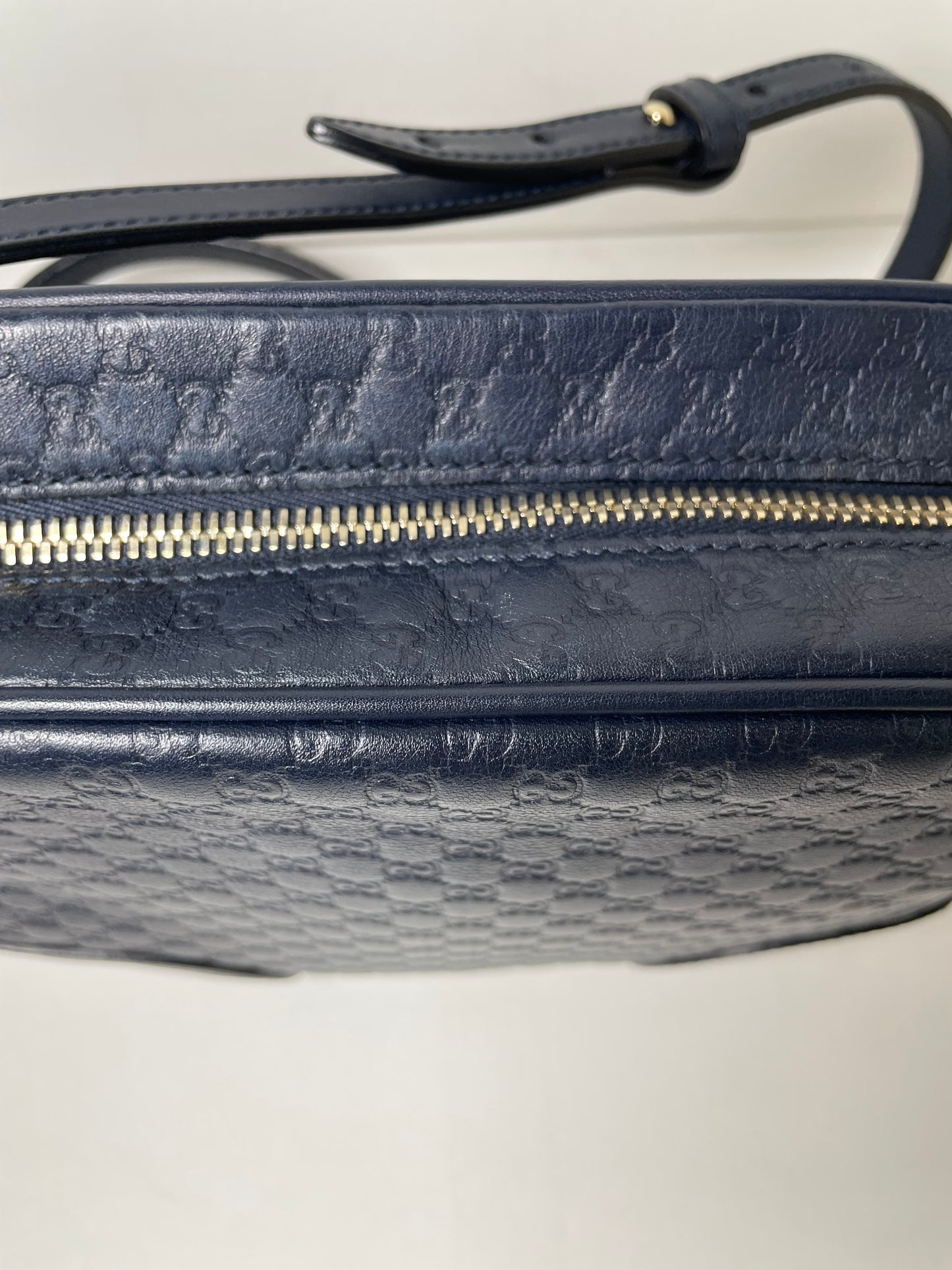 Preloved Gucci GG Guccissima Leather Bree Crossbody