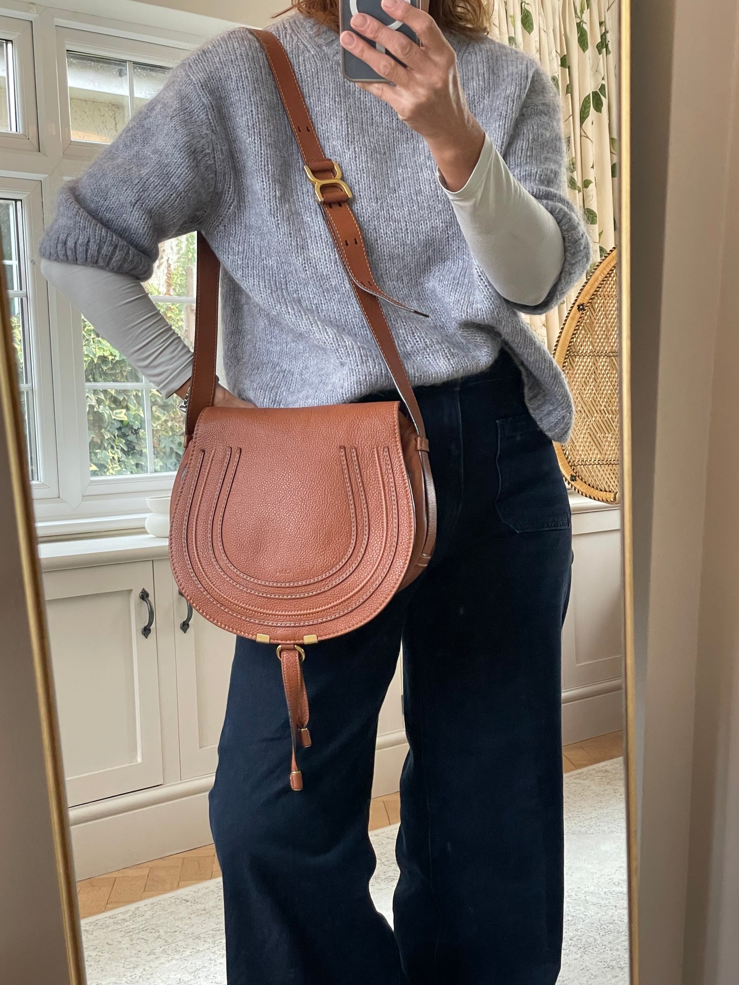 Preloved Chloe Marcie Crossbody Bag, Medium