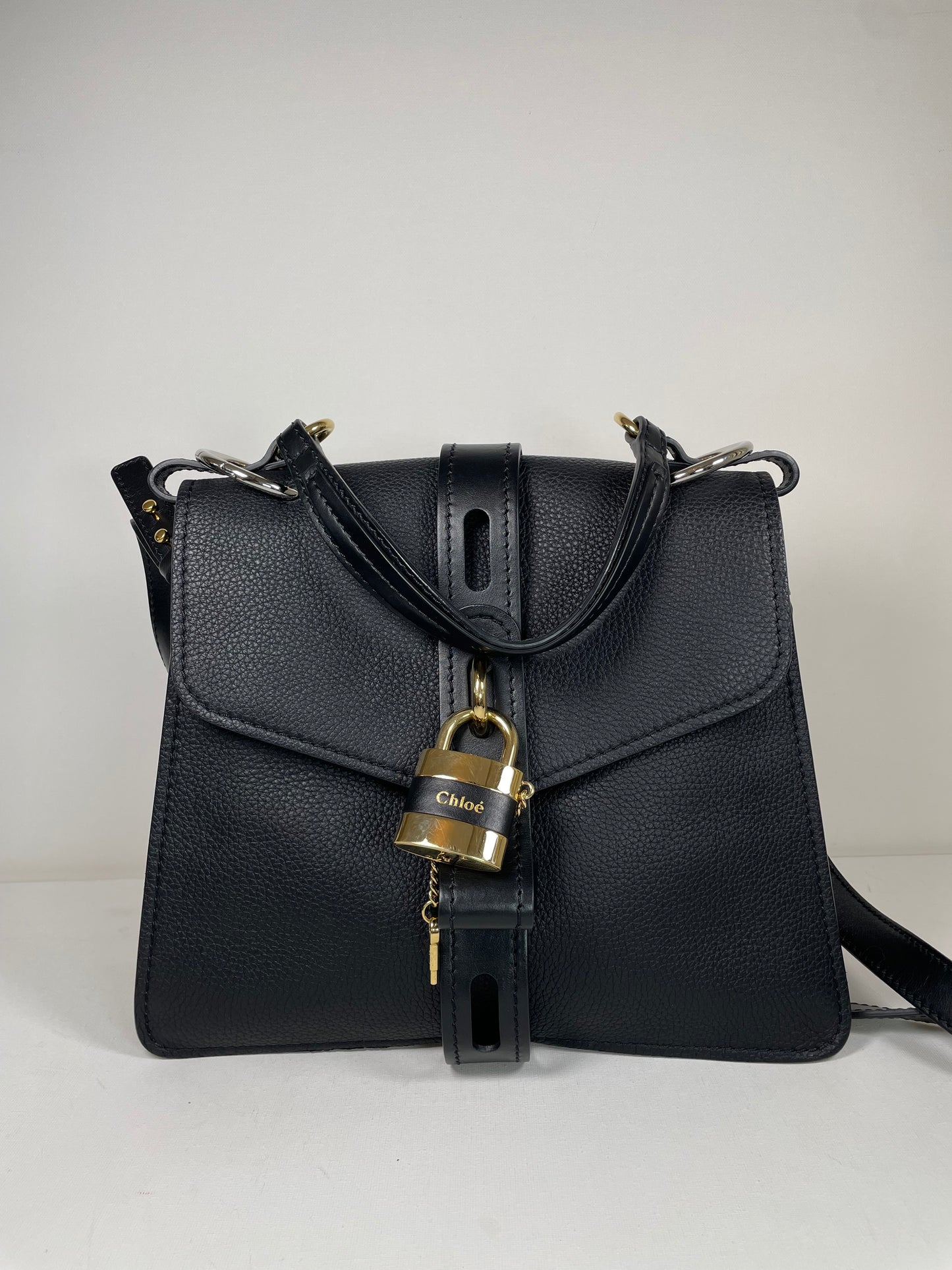 Preloved Chloe Aby Two Way Satchel Bag, Medium