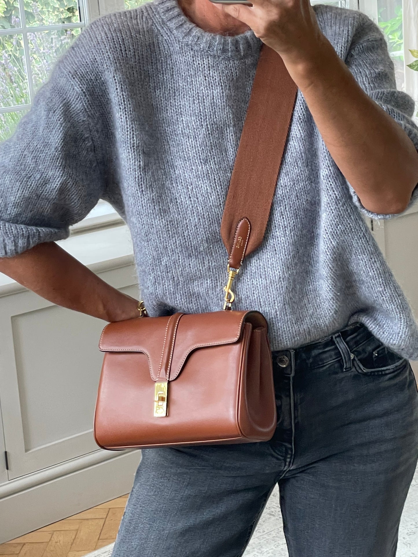Preloved Celine Teen Soft 16 Shoulder Bag