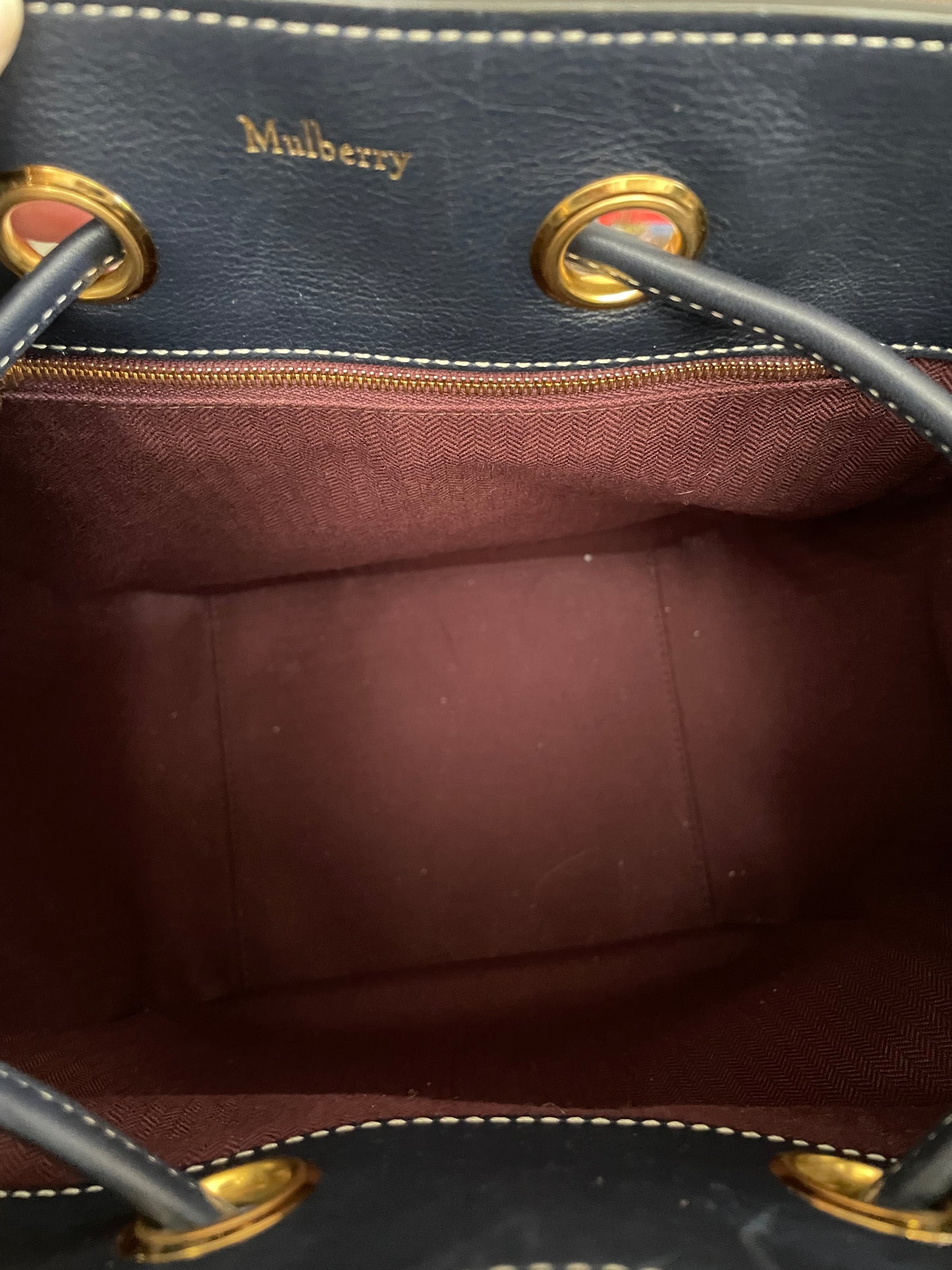 Preloved Mulberry Hampstead Bucket Bag, Medium