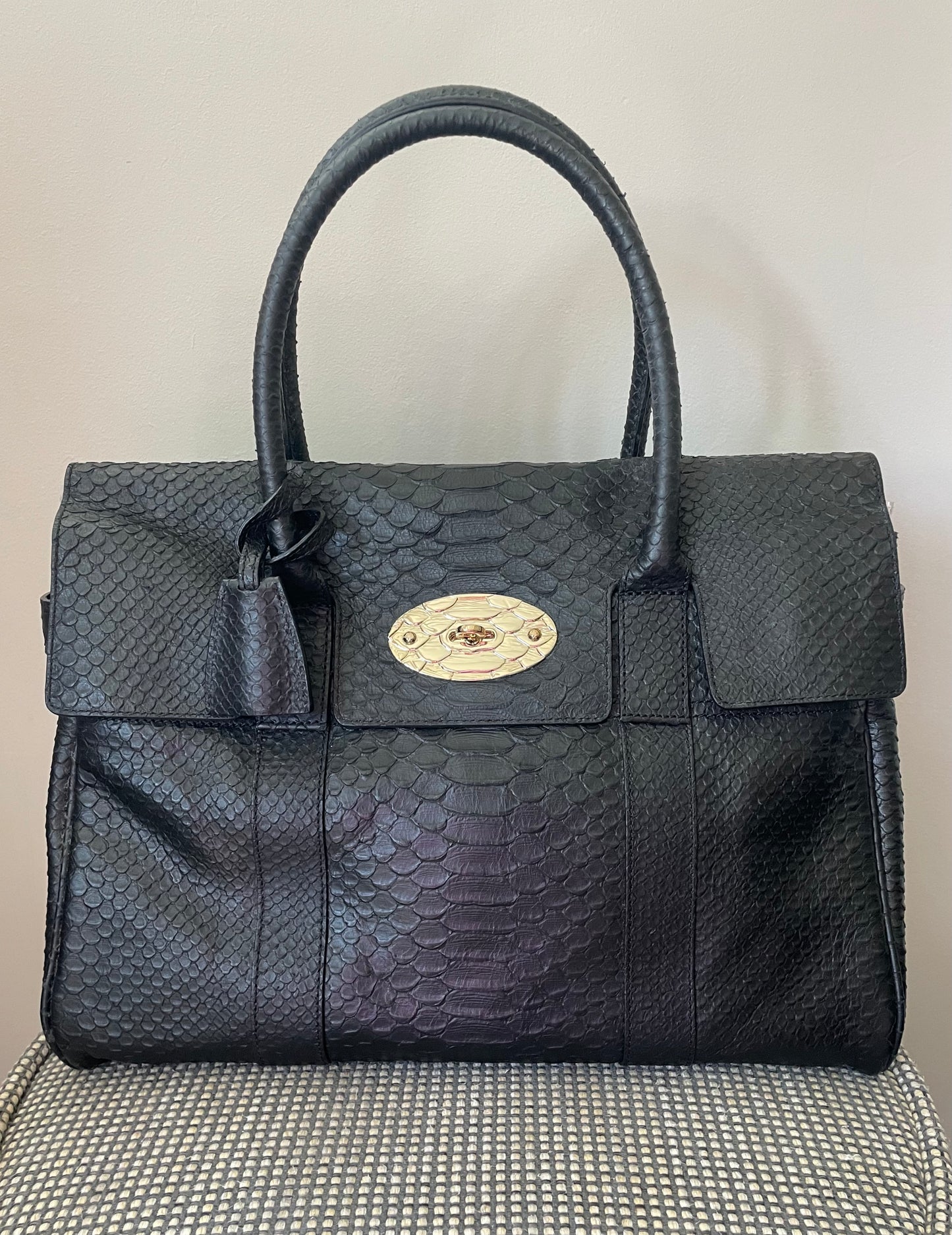 Preloved Mulberry Bayswater Tote Bag, Large