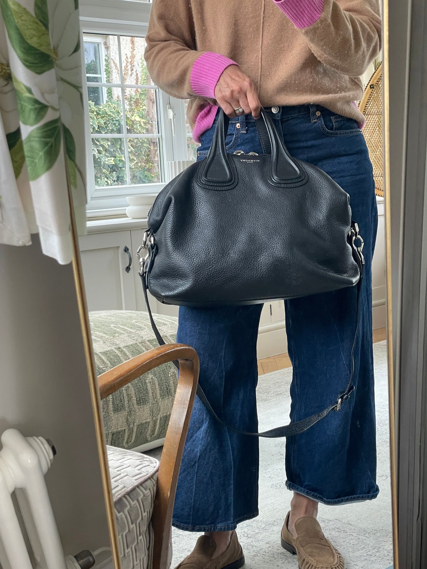 Preloved Givenchy Nightingale Tote Bag, Medium