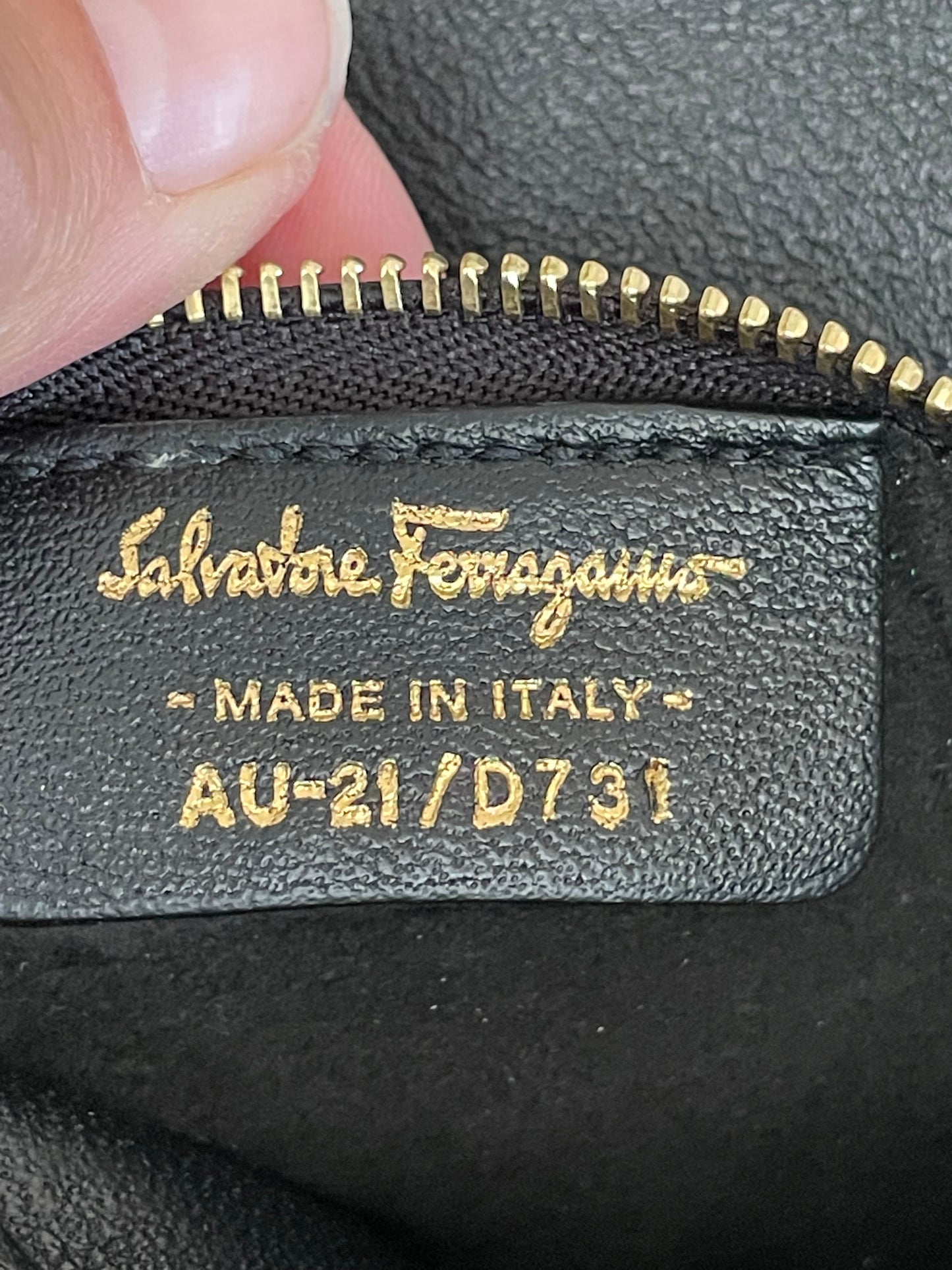 Preloved Salvatore Ferragamo Calfskin Abbey Crossbody Bag