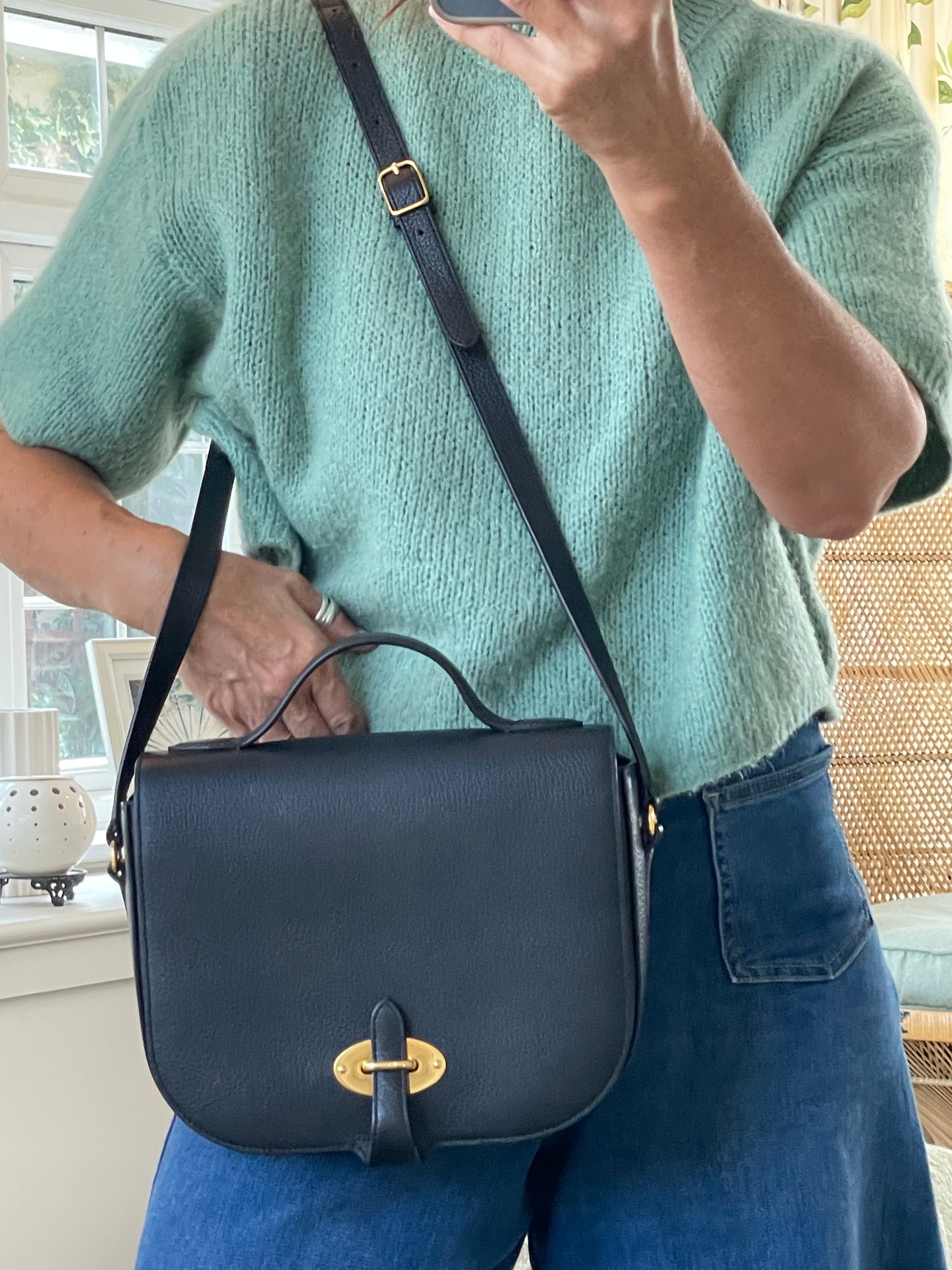 Preloved Mulberry Tenby Satchel Shoulder Bag, Large