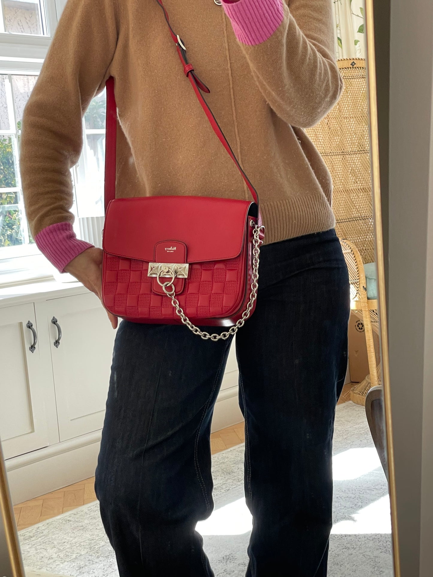 Preloved Mulberry Keeley Satchel Shoulder Bag