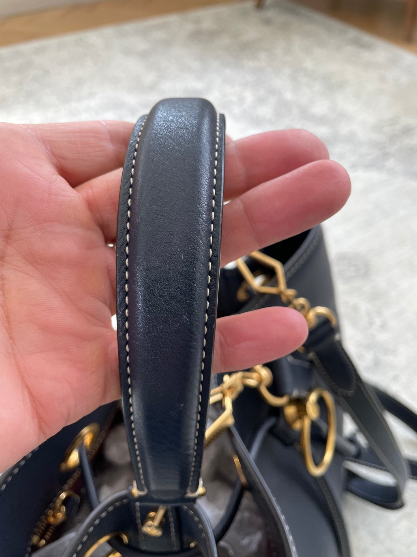 Preloved Mulberry Hampstead Bucket Bag, Medium