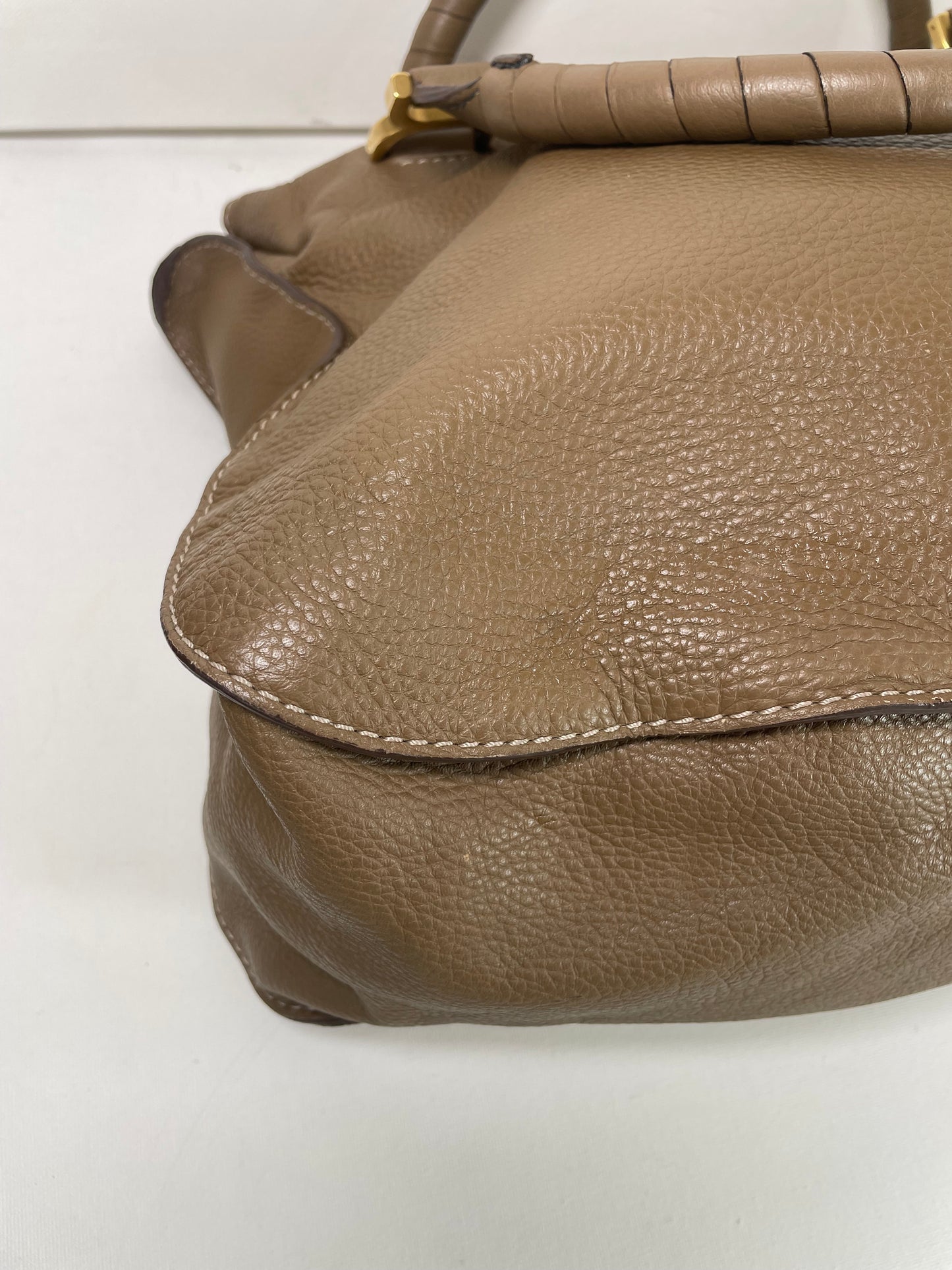Preloved Chloe Marcie Satchel Shoulder Bag, Large