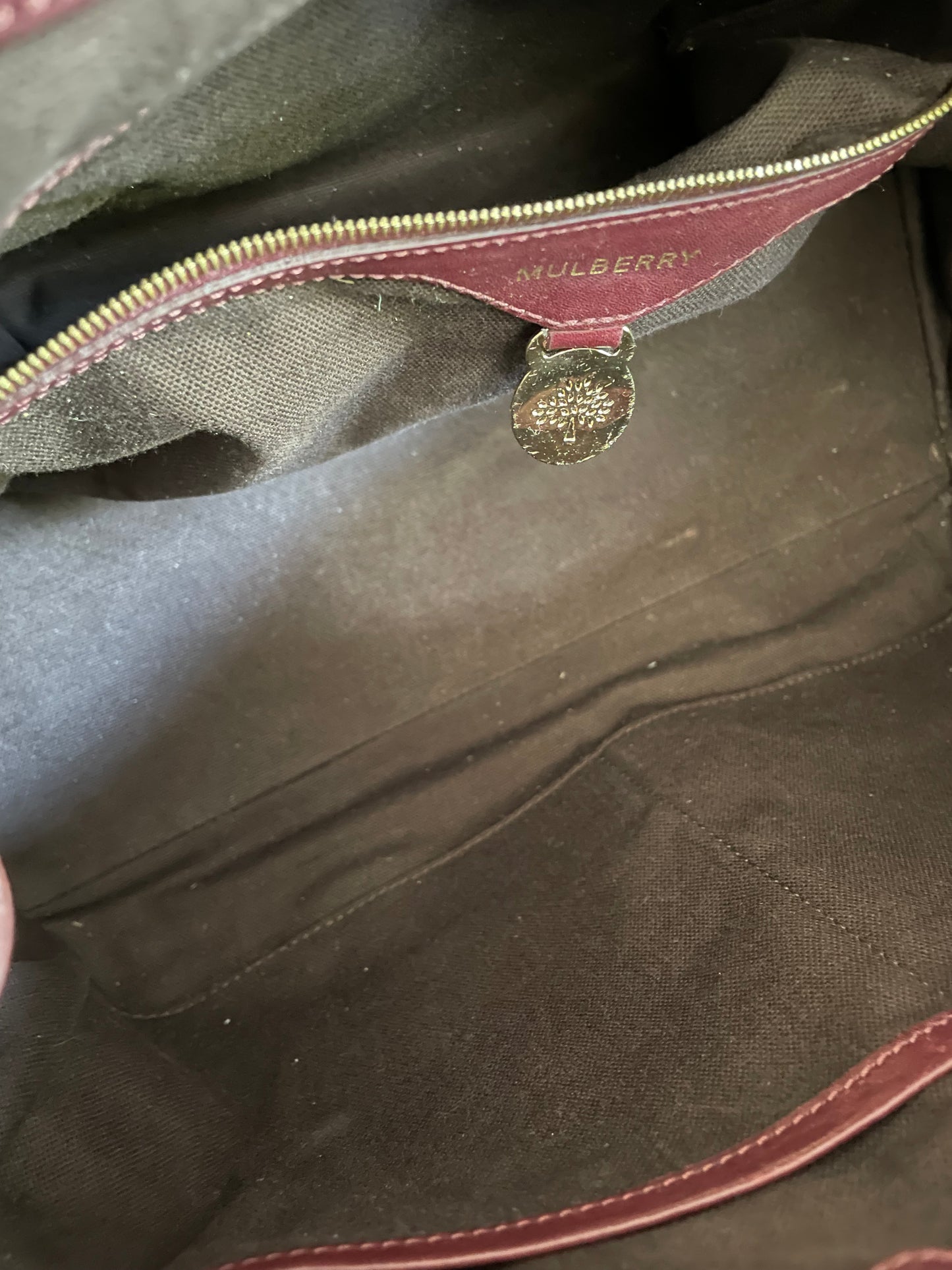 Preloved Mulberry Tasha Boston Bag