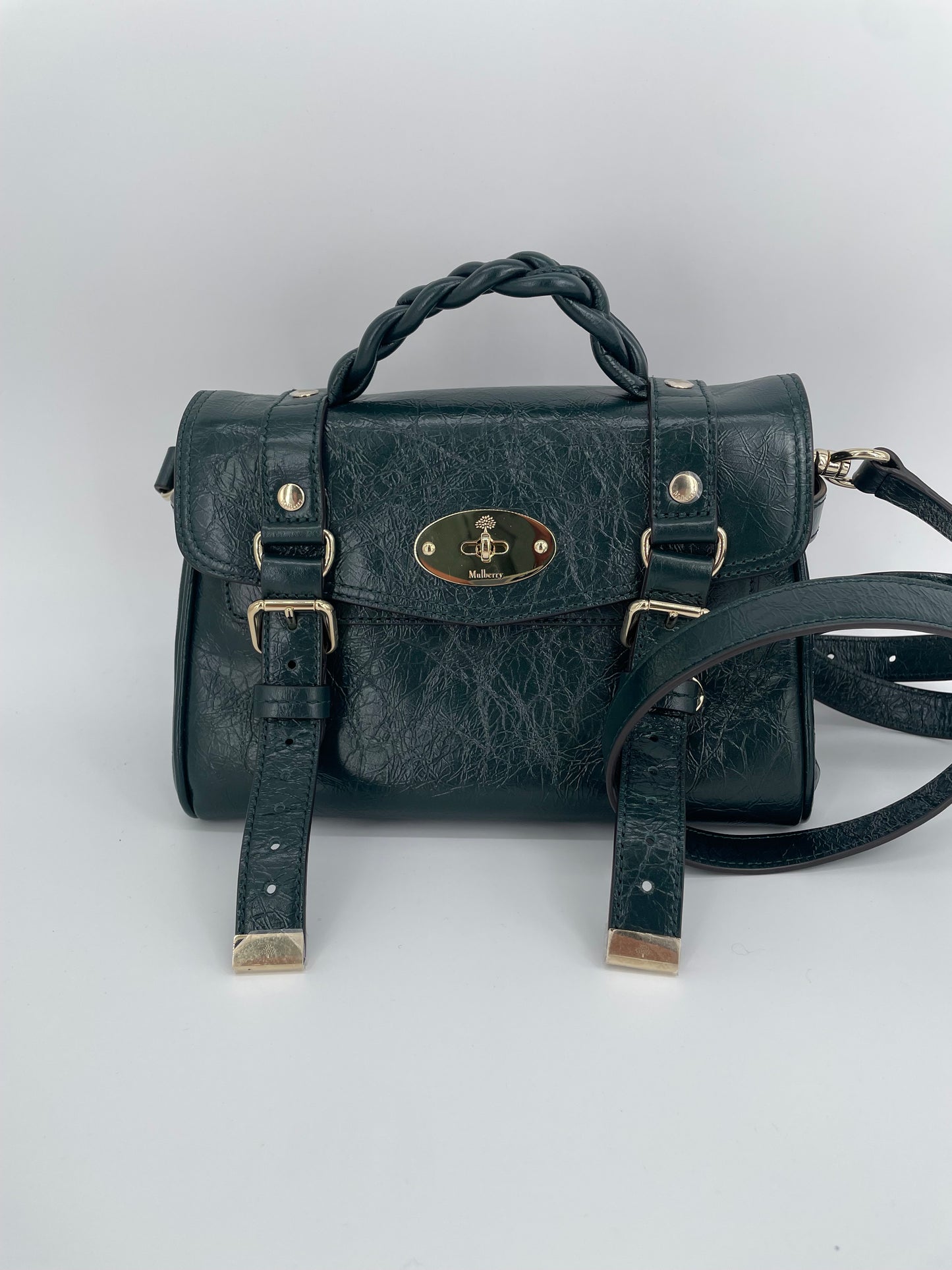 Preloved Mulberry Alexa Satchel Bag, Mini