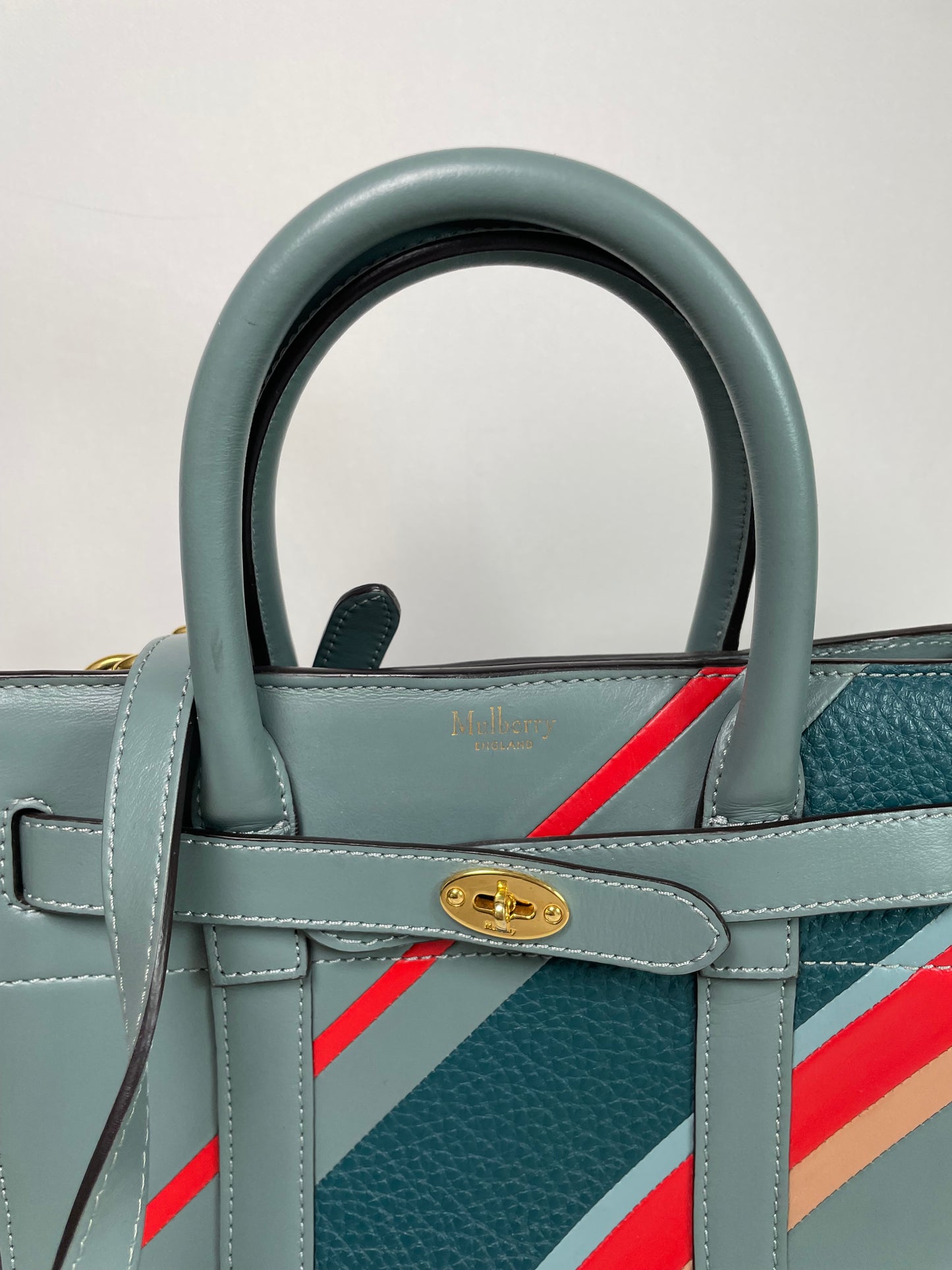 Preloved Mulberry Zipped Bayswater Crossbody Tote, Mini