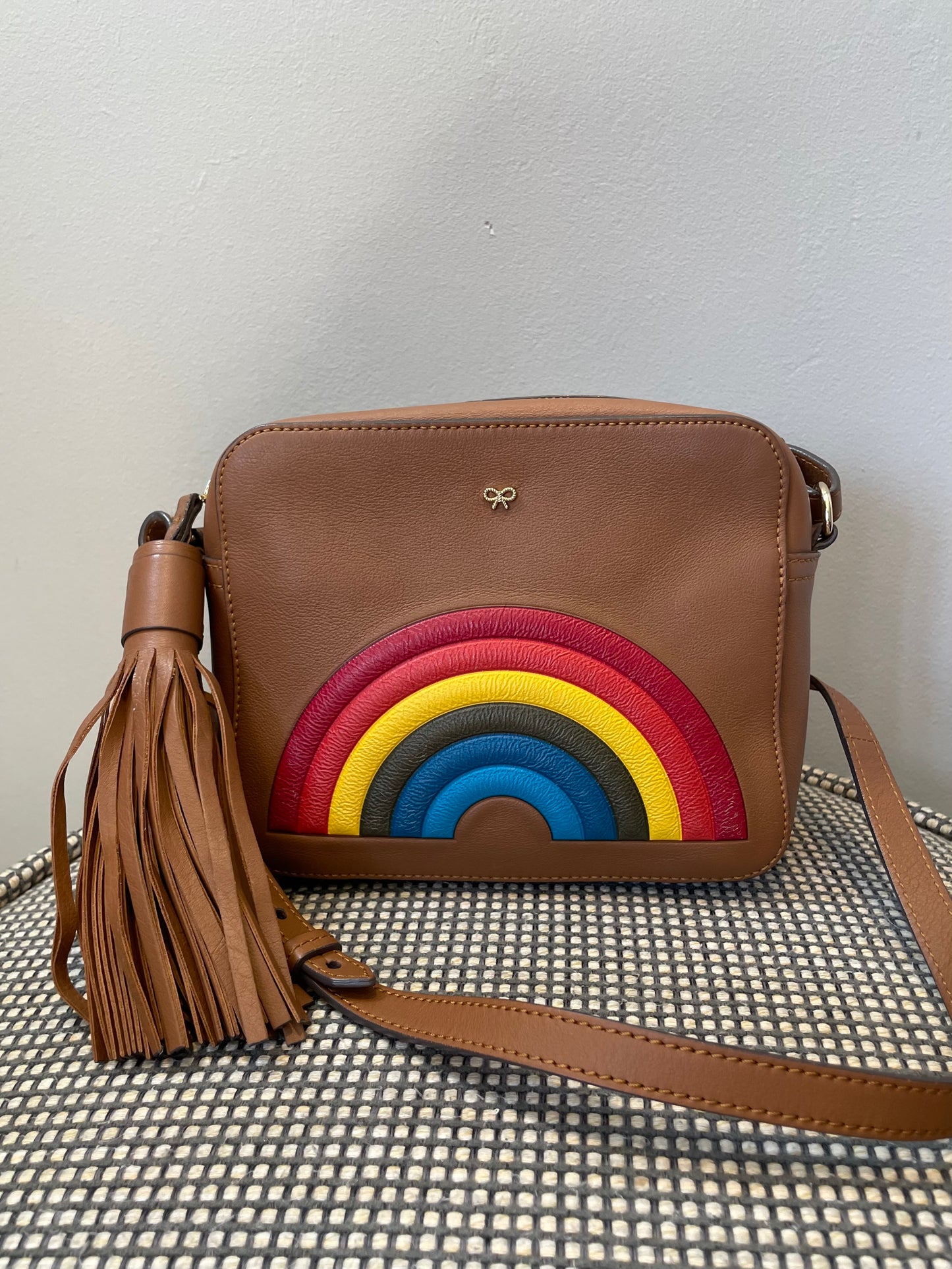 Preloved Anya Hindmarch Rainbow Crossbody Bag