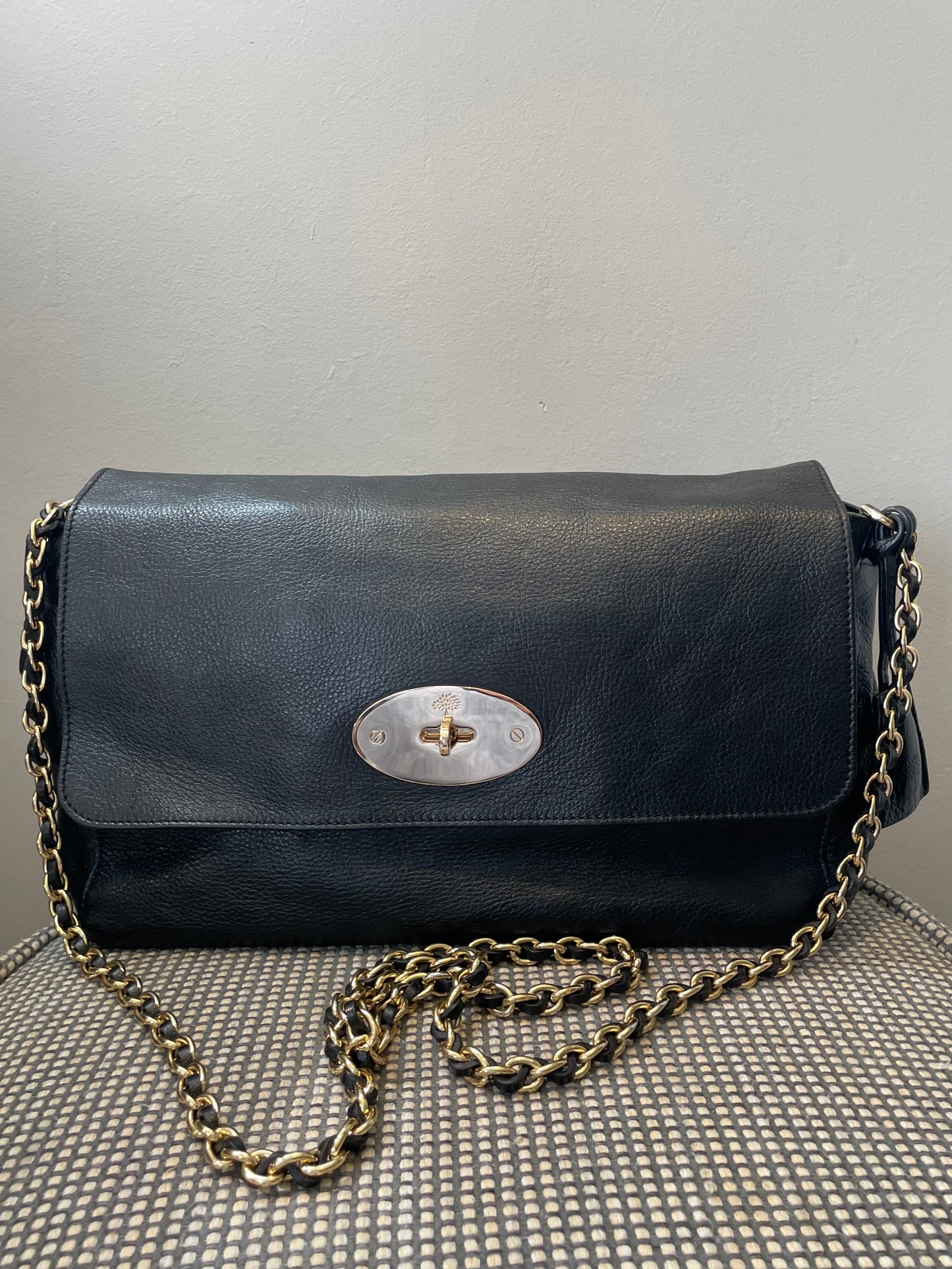 Preloved Mulberry Lily Shoulder Bag, Large