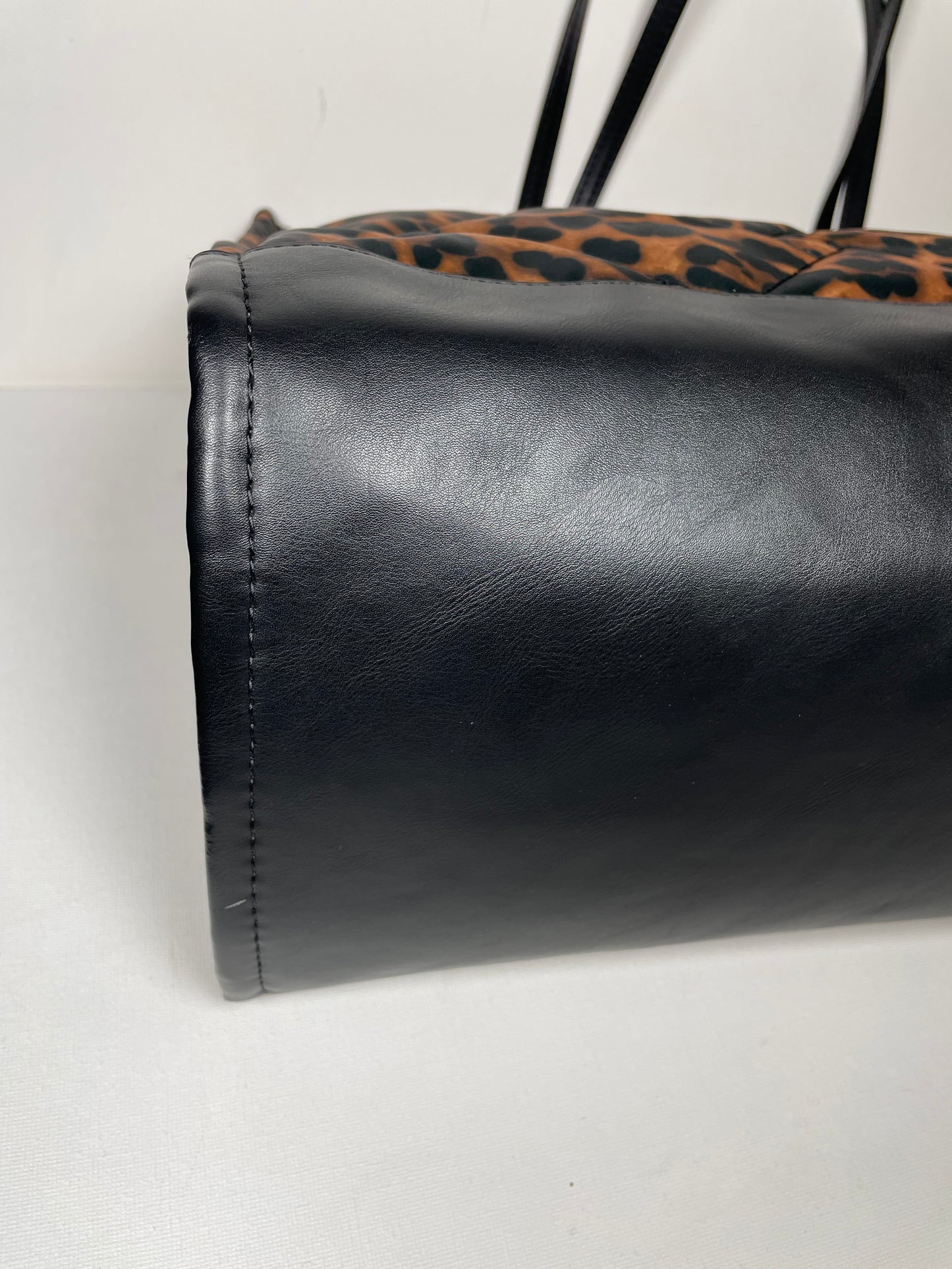 Preloved Kurt Geiger Leopard Print Shopping Tote Bag