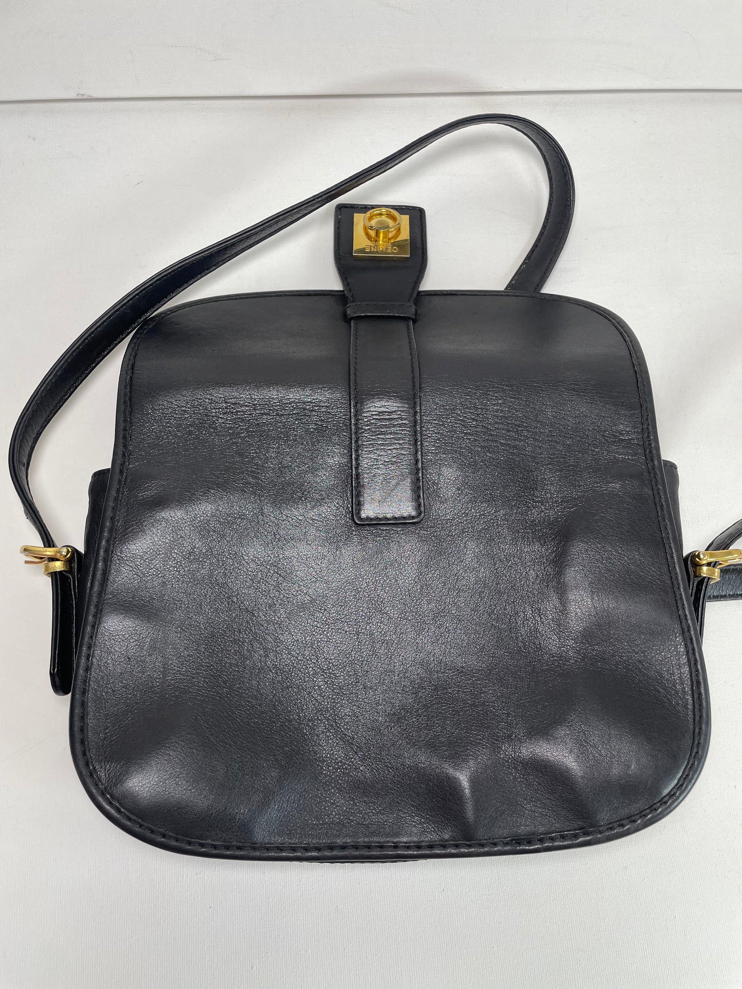 Preloved Celine Lock Shoulder Bag, Vintage