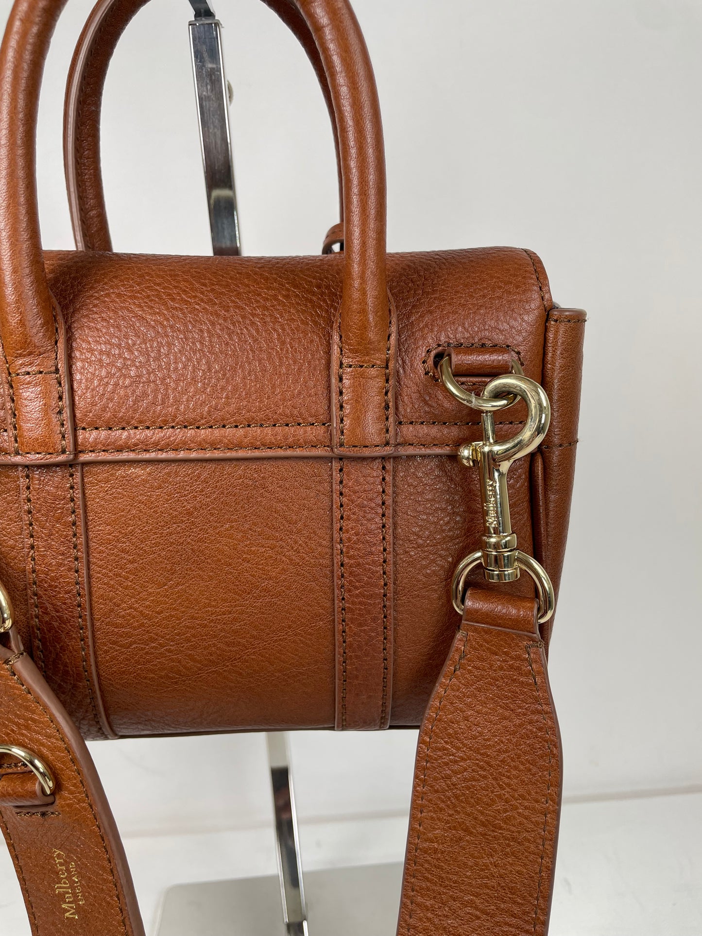 Preloved Mulberry Bayswater Satchel Bag, Mini