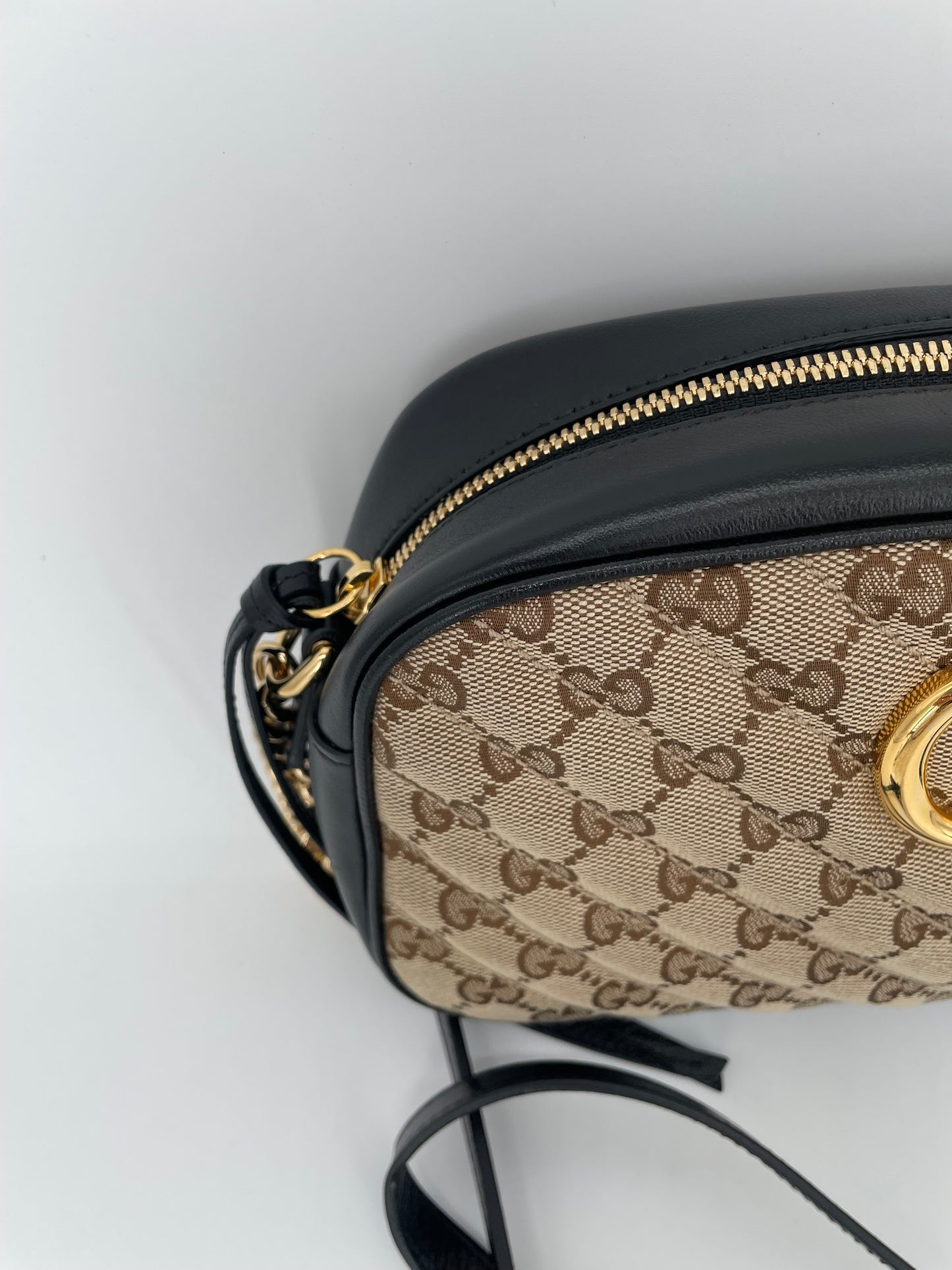 Preloved Gucci Matelasse Diagonal GG Marmont Bag, Small