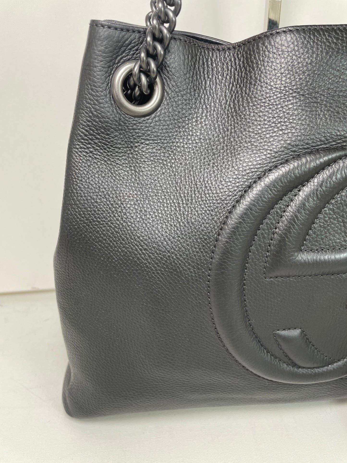 Preloved Gucci Soho Chain Double Handle Shoulder Tote Bag
