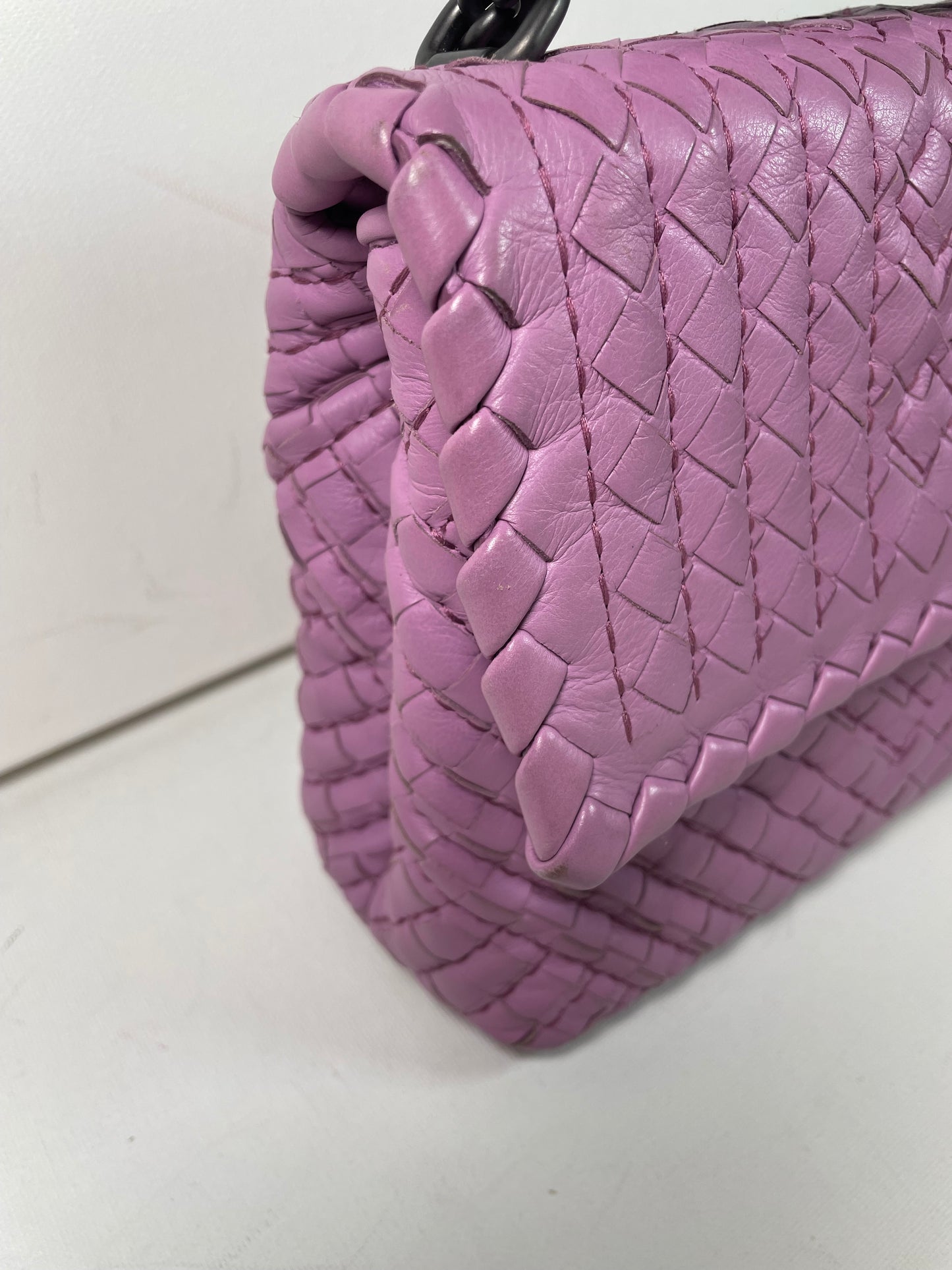 Preloved Bottega Veneta Boutis Intrecciato Olimpia Bag, Small