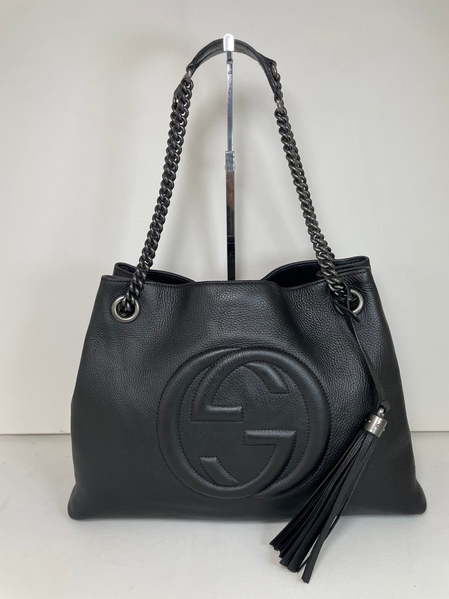Preloved Gucci Soho Chain Double Handle Shoulder Tote Bag