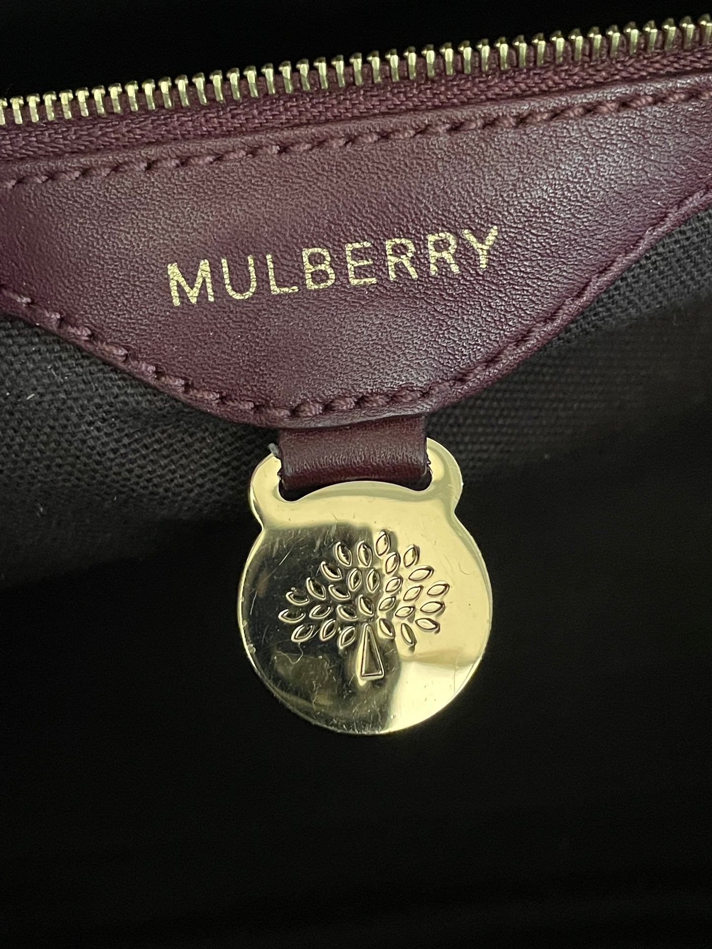 Preloved Mulberry Tasha Boston Bag