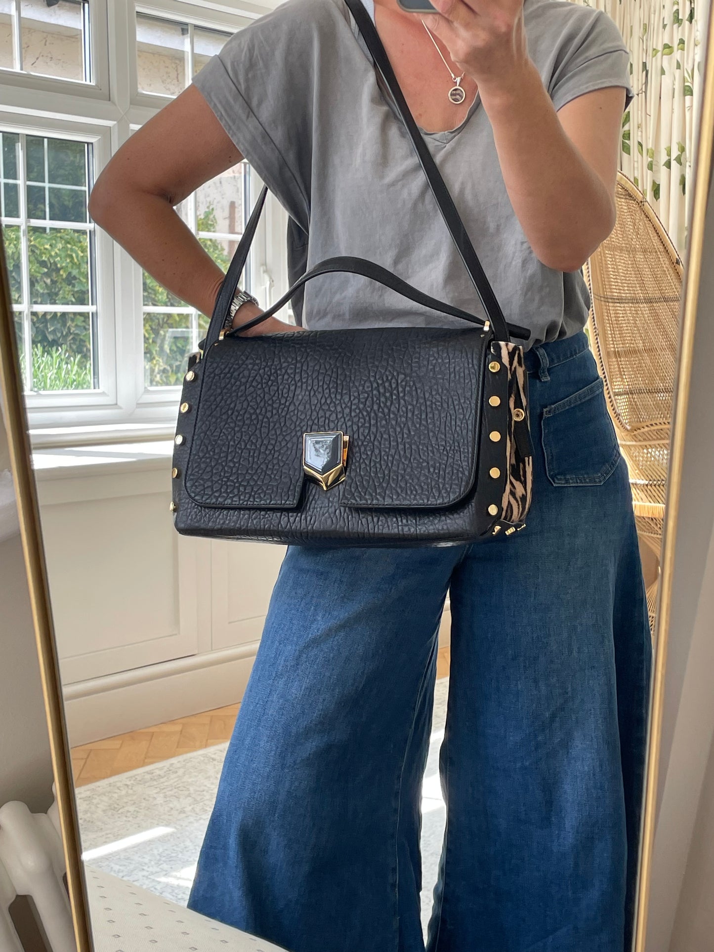 Preloved Jimmy Choo Lockett Shoulder Bag