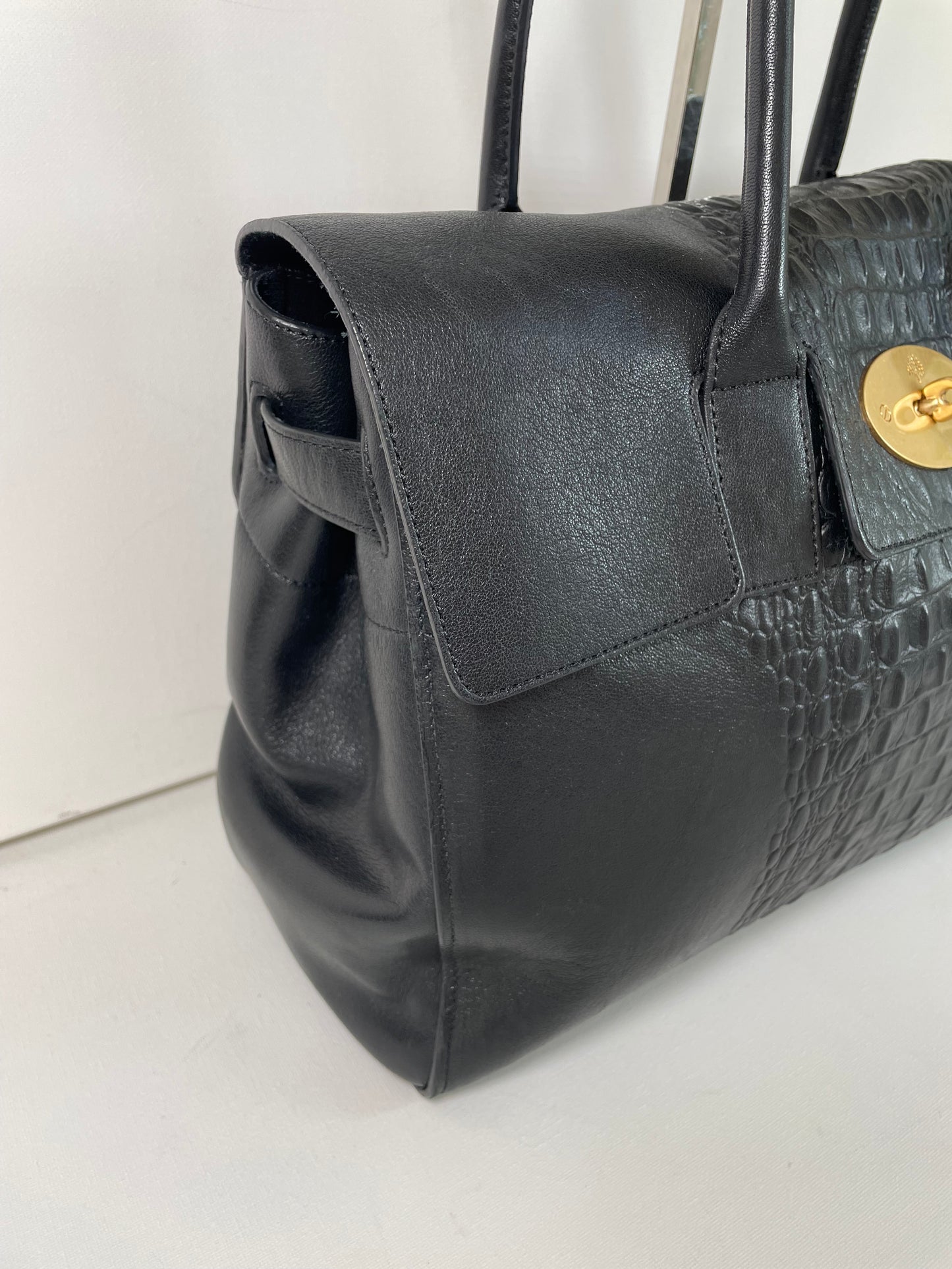 Preloved Mulberry Bayswater Tote Bag, Large