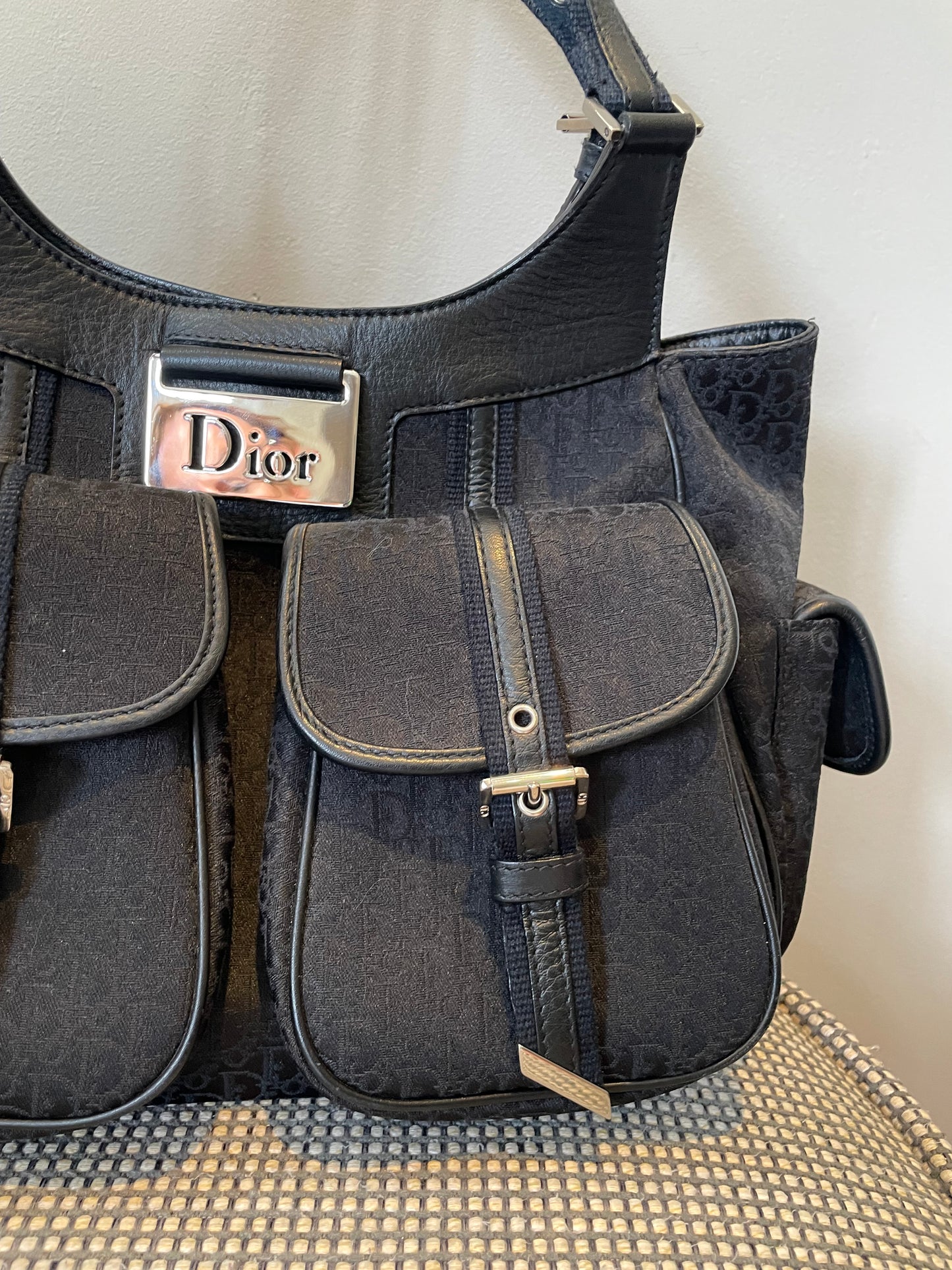 Preloved Vintage Dior Diorissimo Cargo Shoulder Bag