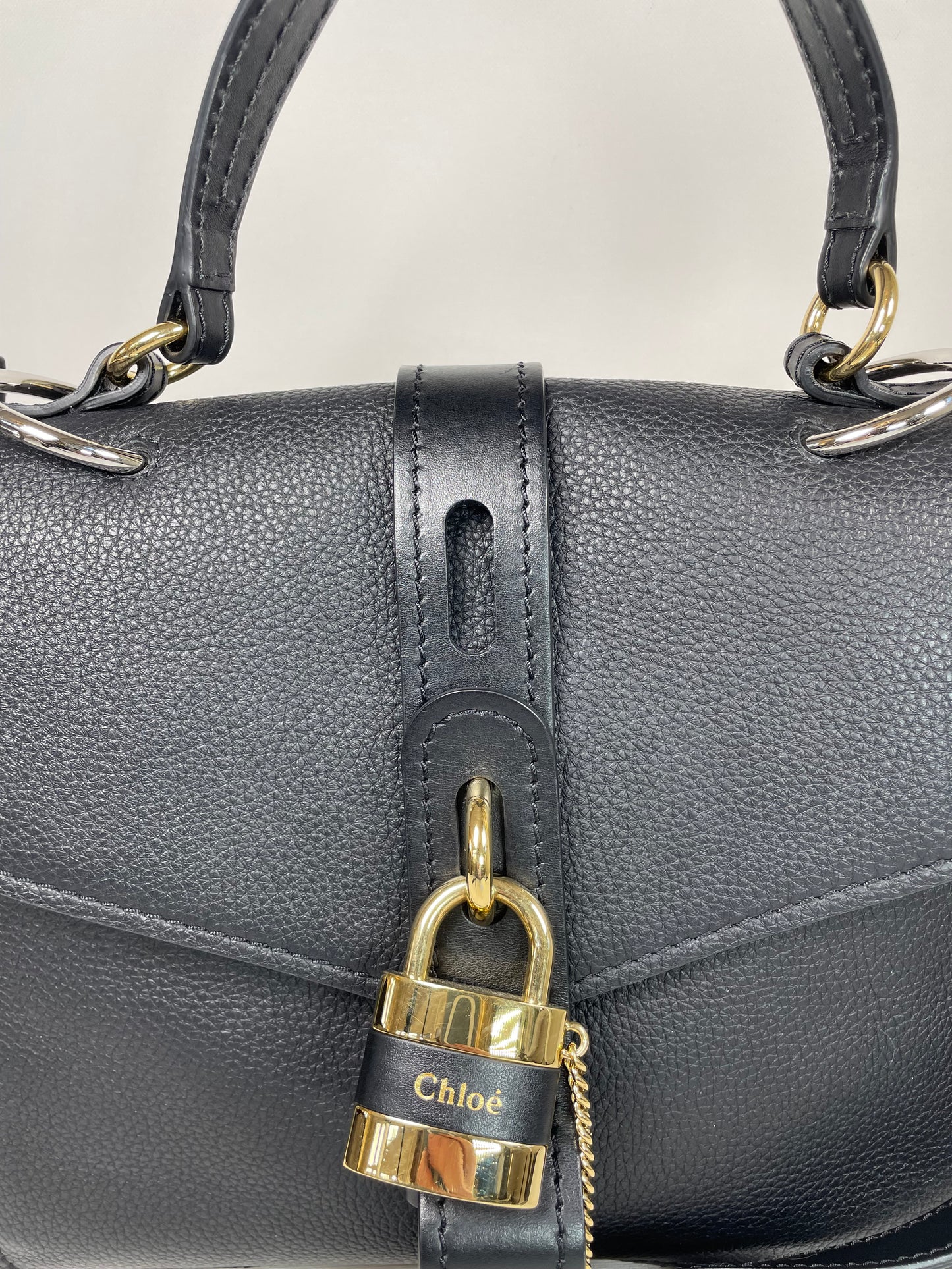 Preloved Chloe Aby Two Way Satchel Bag, Medium