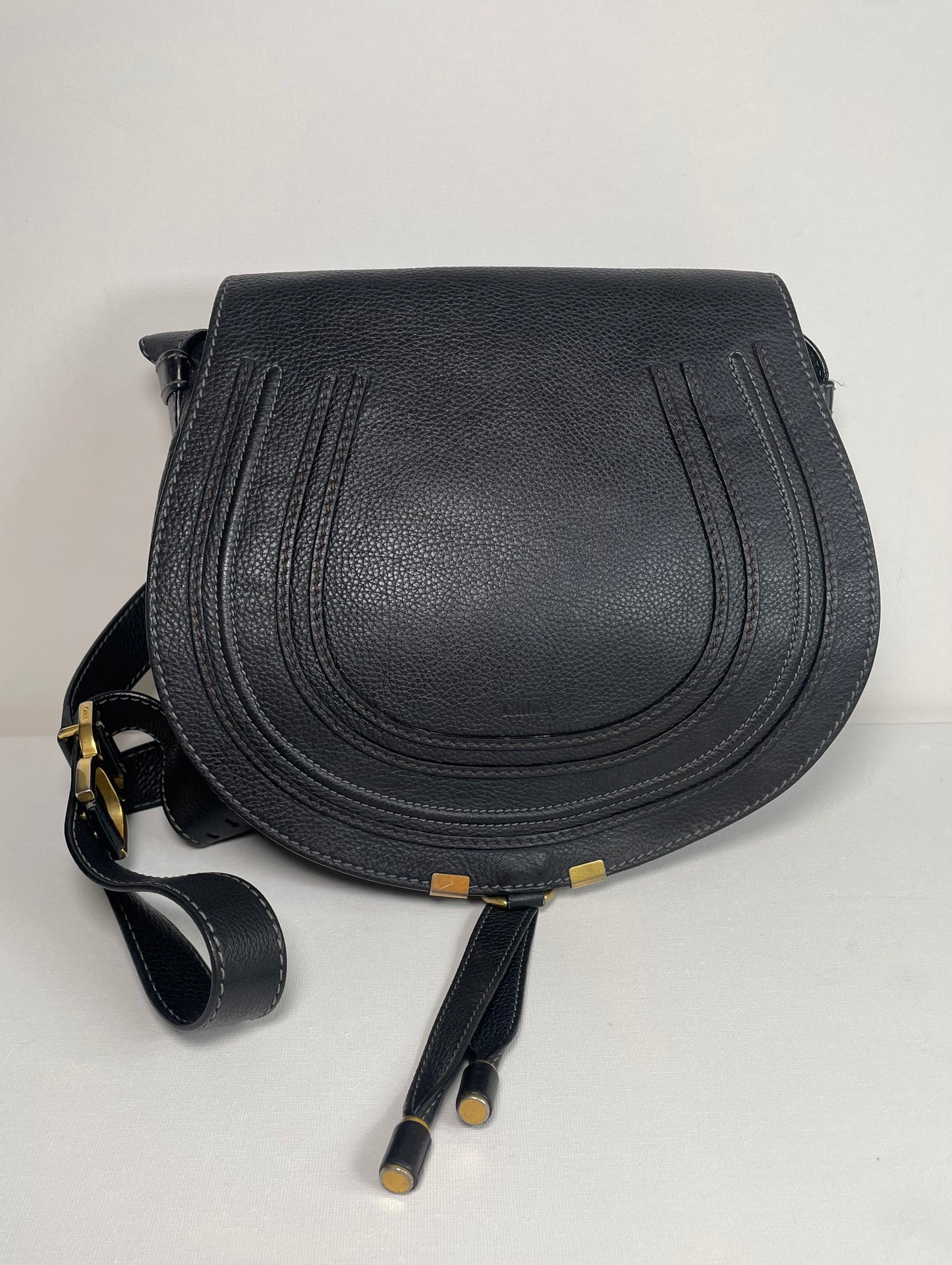 Preloved Chloe Marcie Satchel Crossbody Bag, Medium