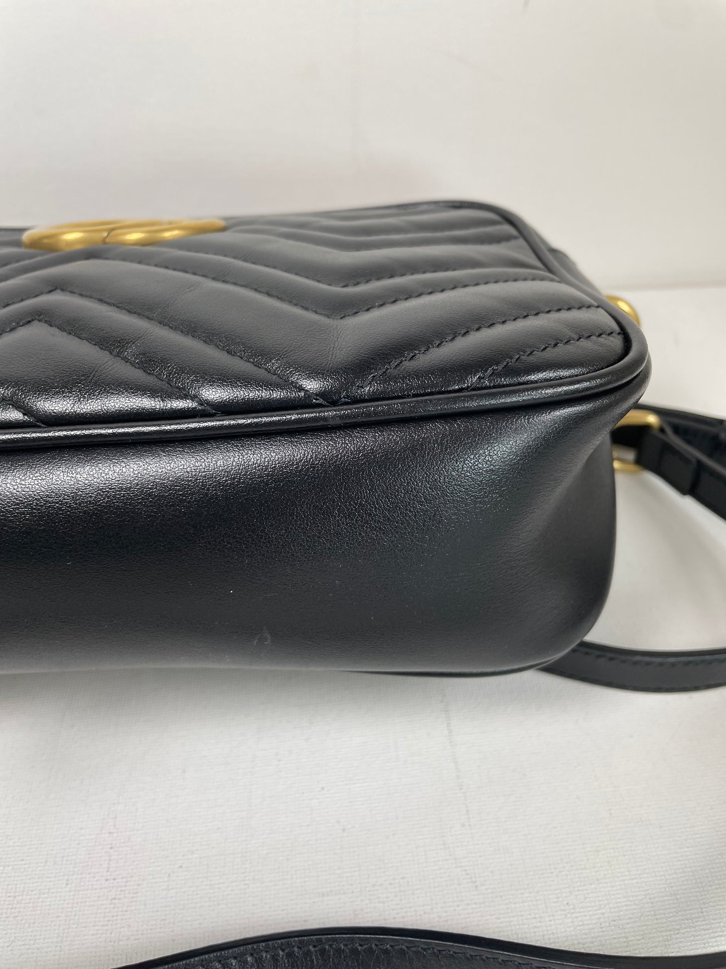 Preloved Gucci Marmont Shoulder Bag, Small