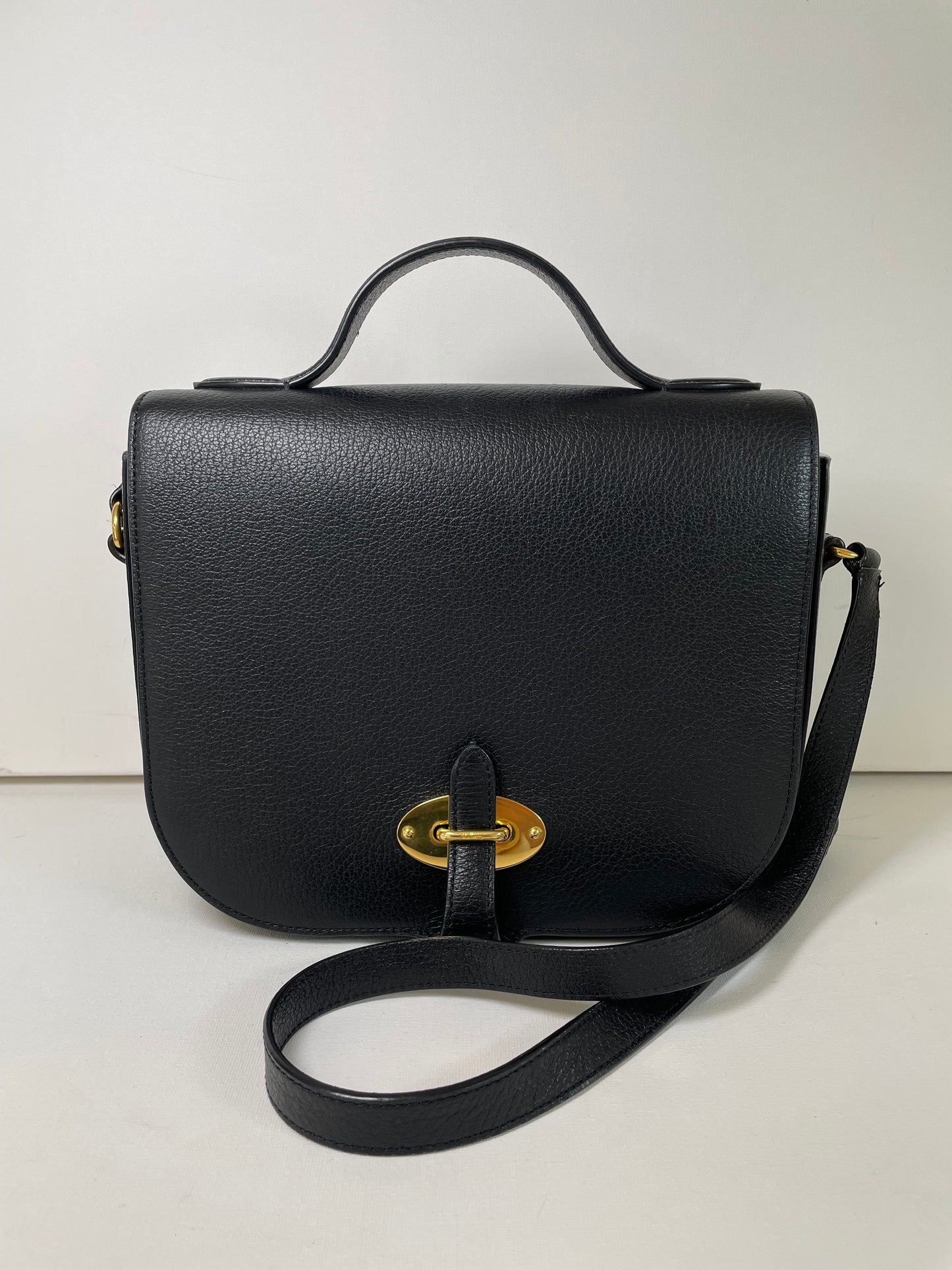 Preloved Mulberry Tenby Satchel Shoulder Bag, Large