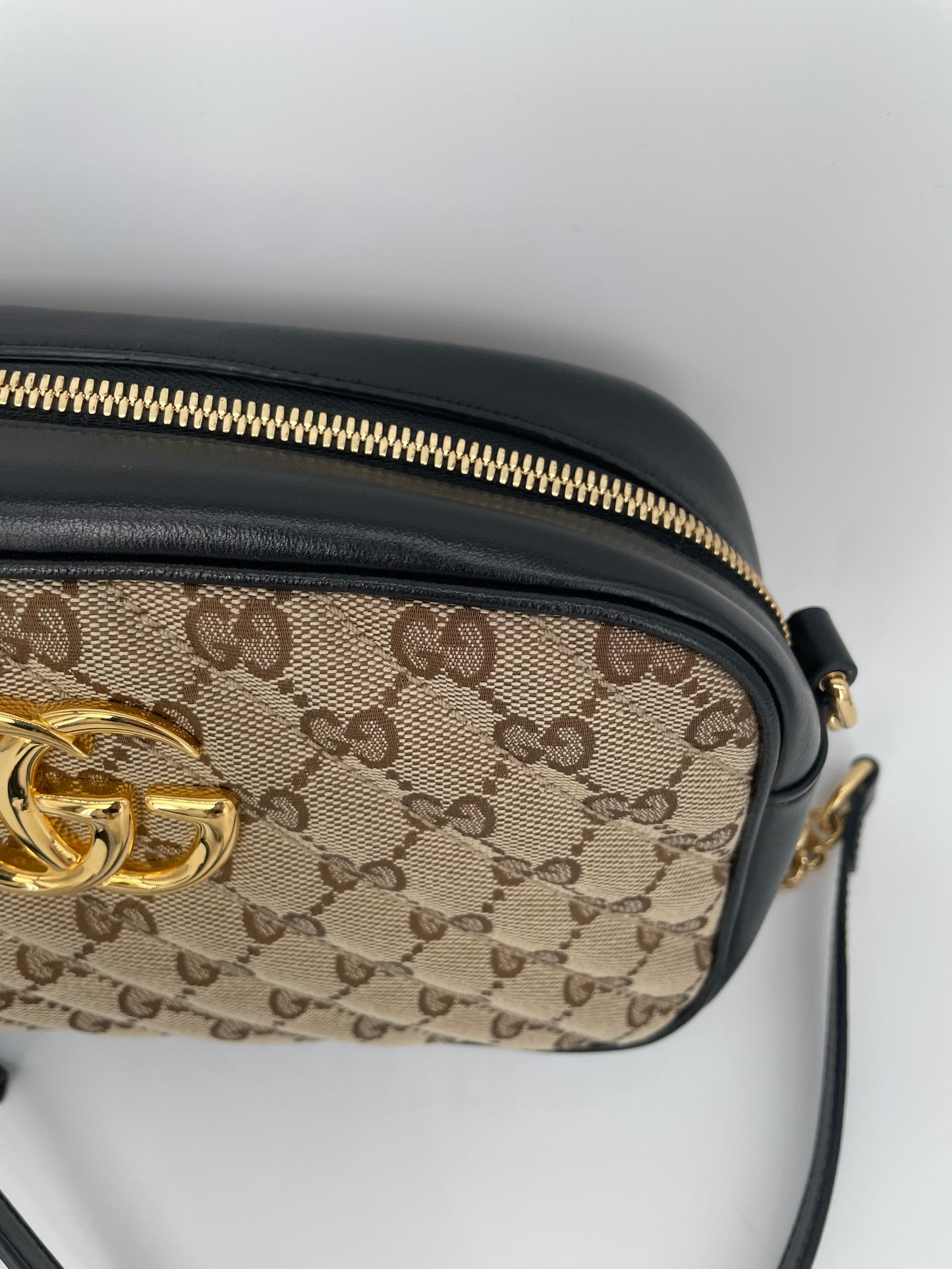 Preloved Gucci Matelasse Diagonal GG Marmont Bag, Small