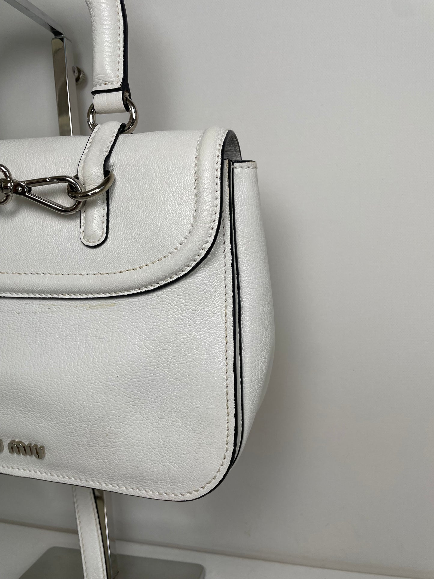 Preloved Miu Miu Double Turn Lock Satchel bag