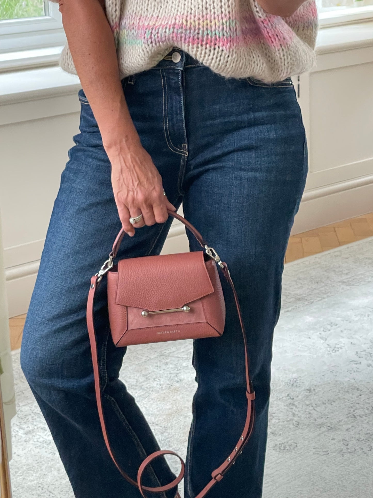 Preloved Strathberry Mosaic Nano Crossbody Bag