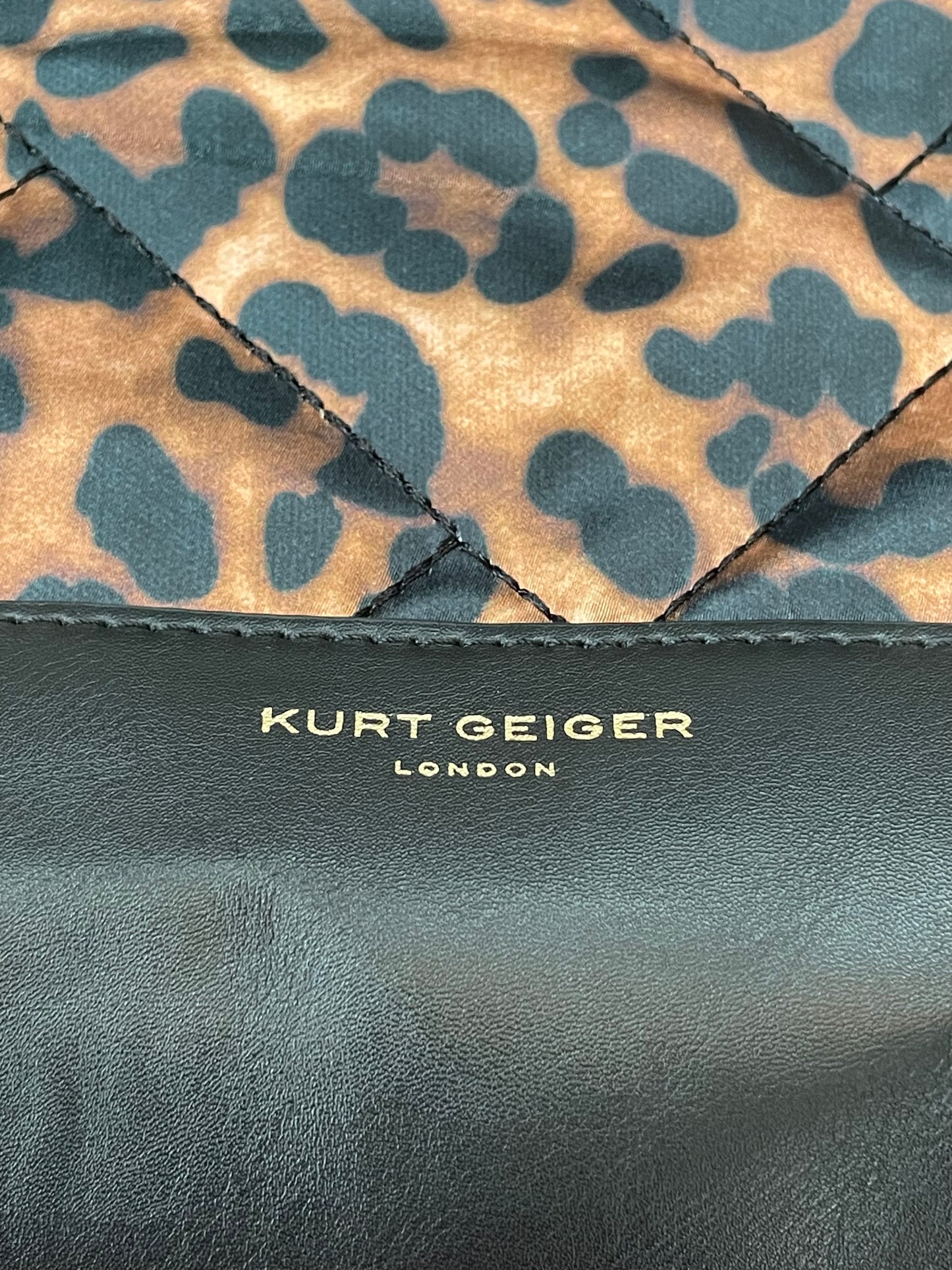 Preloved Kurt Geiger Leopard Print Shopping Tote Bag