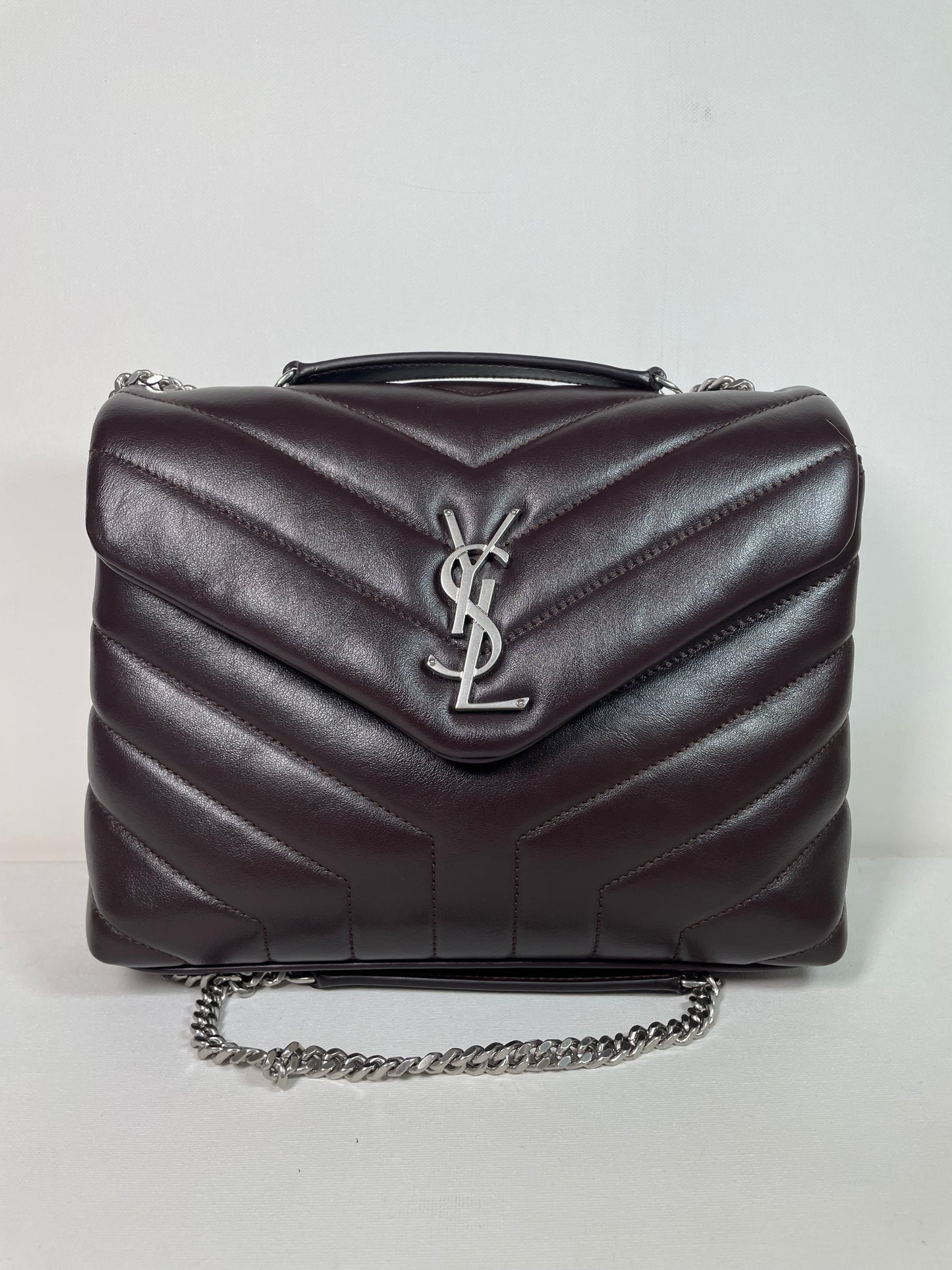 Preloved Yves Saint Laurent Quilted LouLou Shoulder Bag, Small
