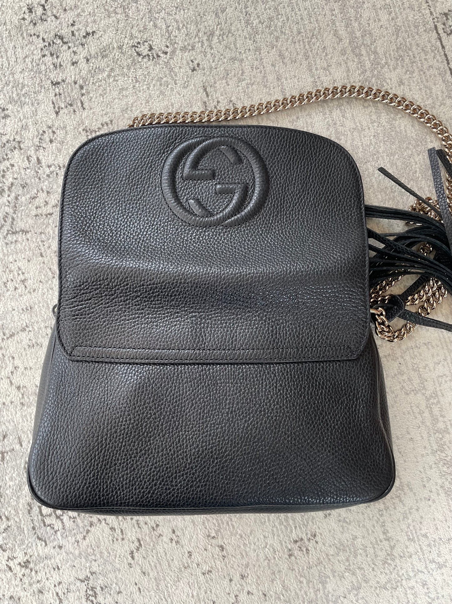 Preloved Gucci Long Soho Chain Shoulder Bag