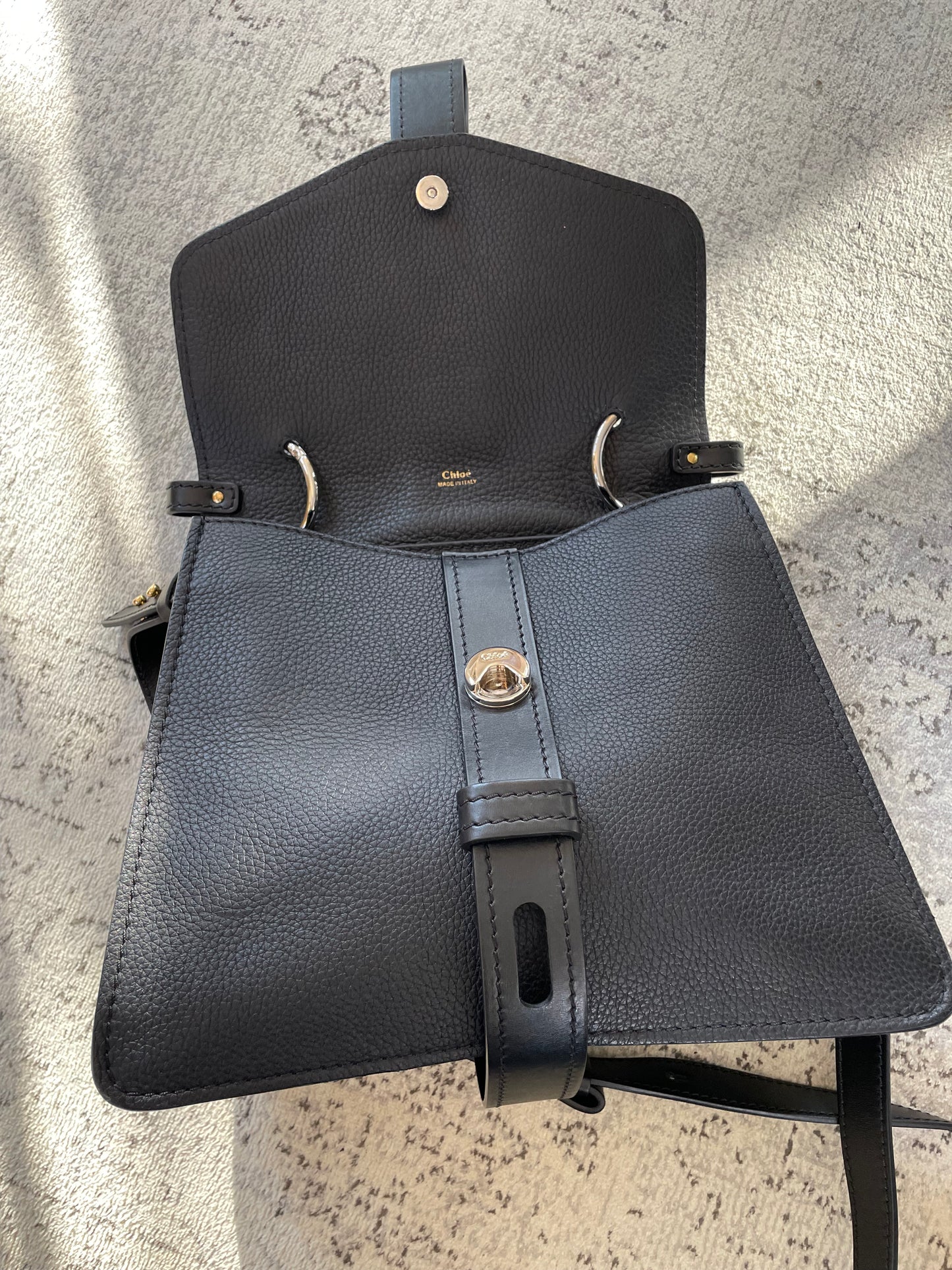 Preloved Chloe Aby Two Way Satchel Bag, Medium