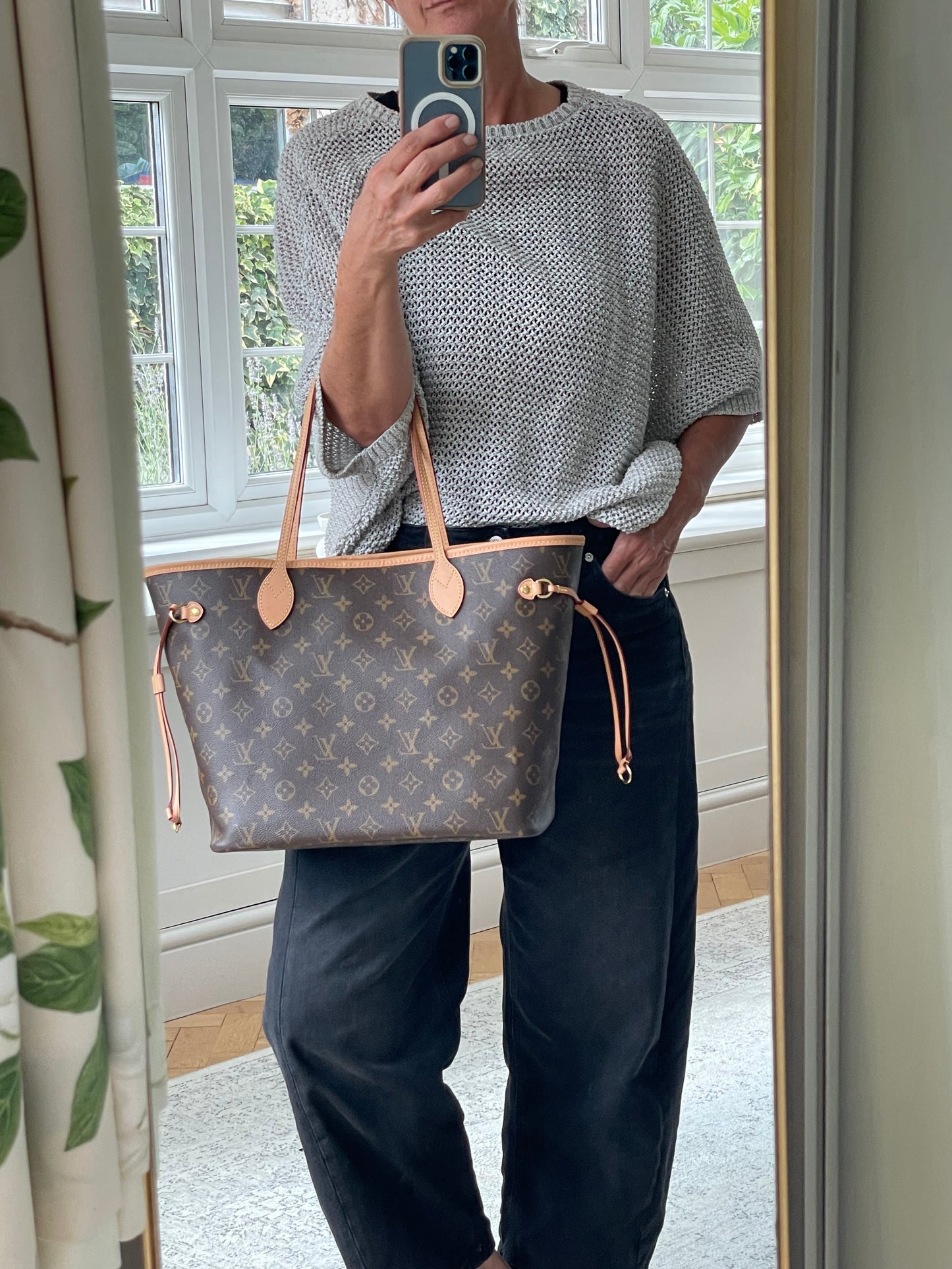 Preloved Louis Vuitton Neverfull Shopping Tote, MM