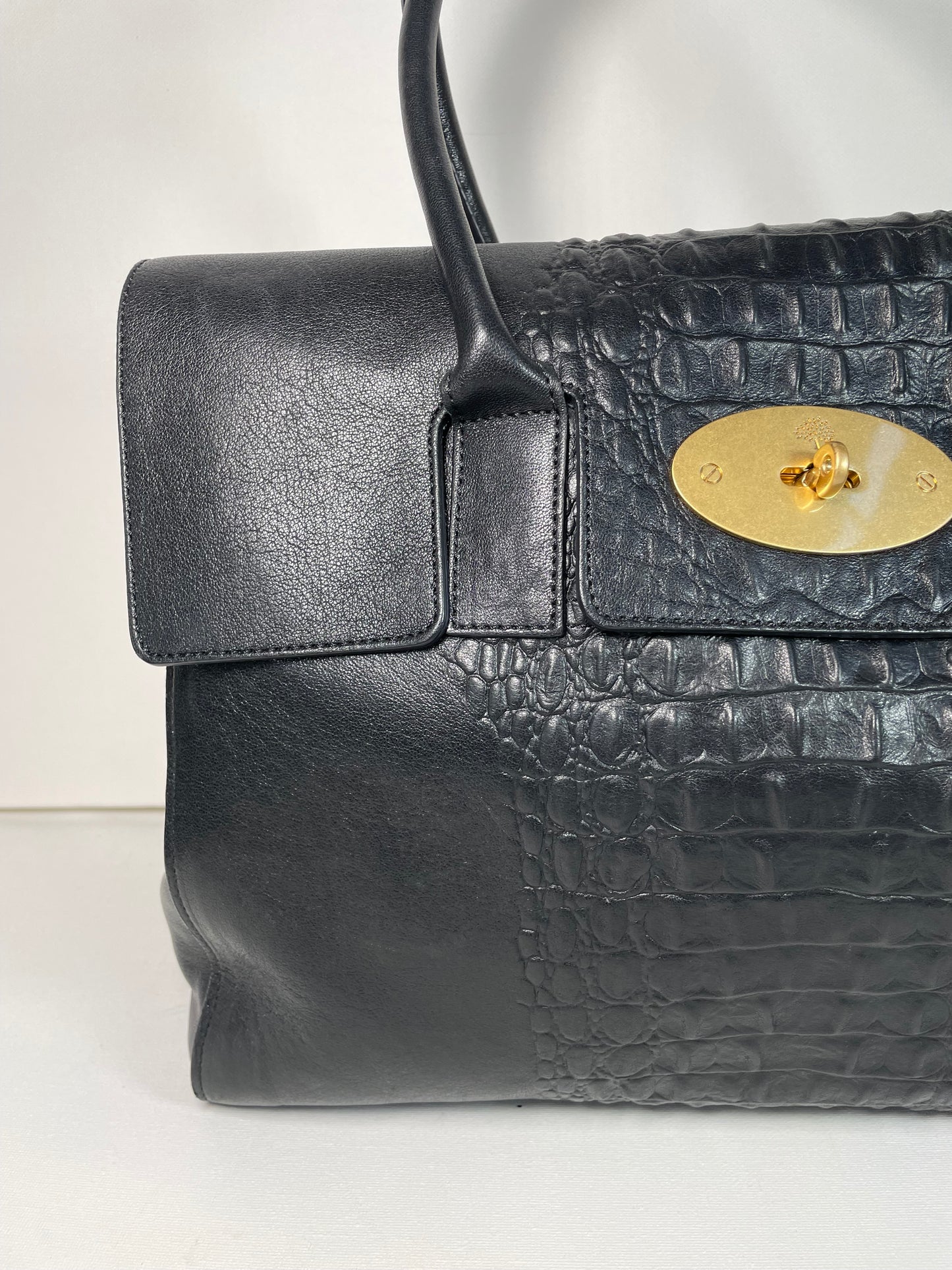 Preloved Mulberry Bayswater Tote Bag, Large