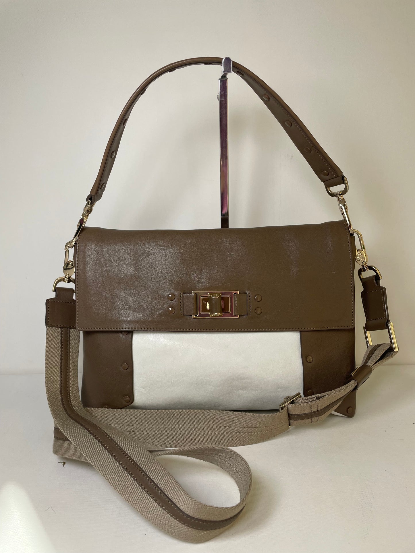 Preloved Anya Hindmarch Envelope, Three Way Bag