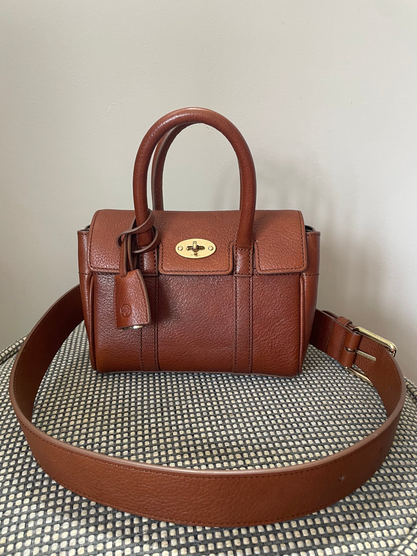 Preloved Mulberry Bayswater Satchel Bag, Mini