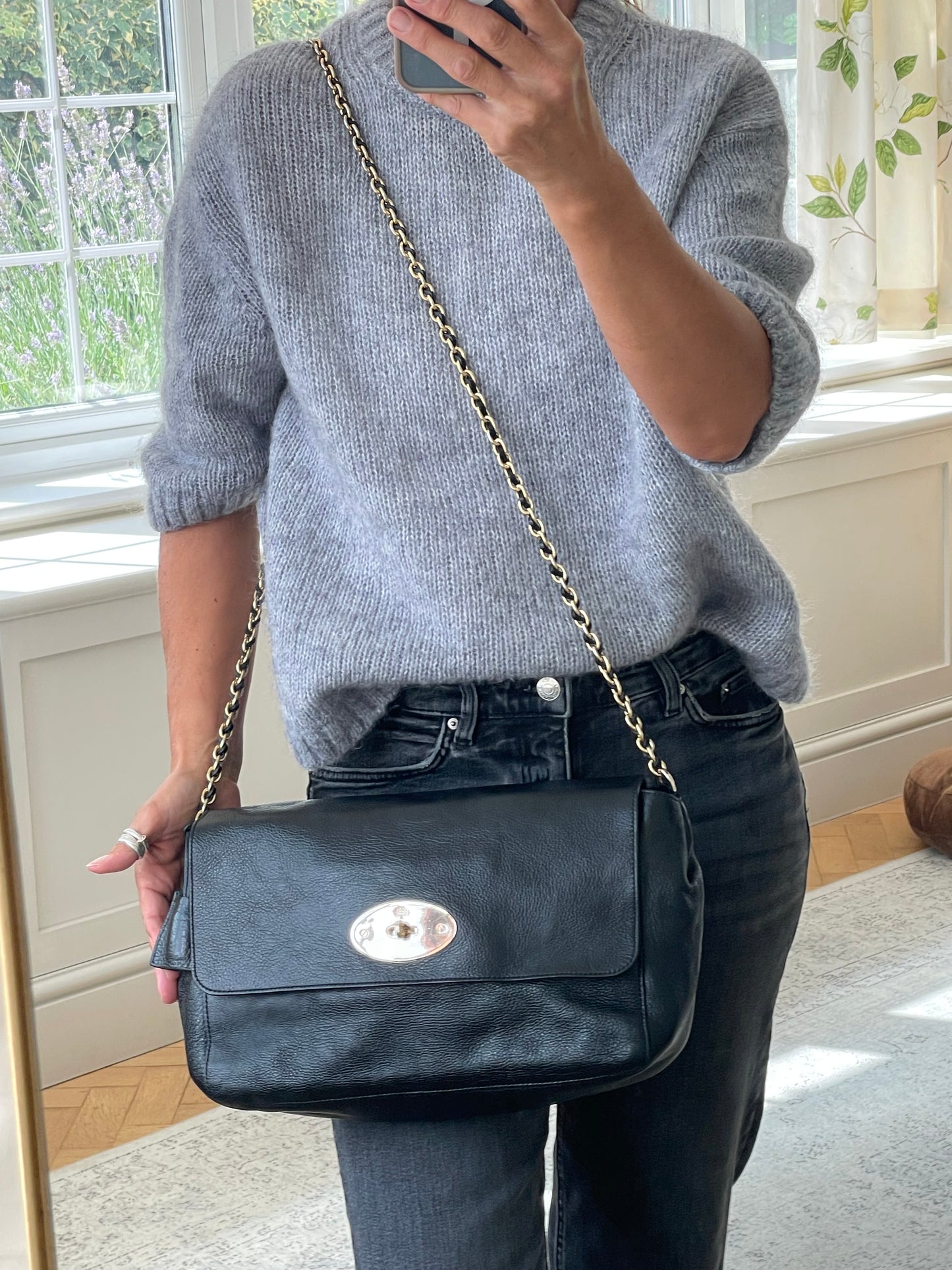 Preloved Mulberry Lily Shoulder Bag, Large