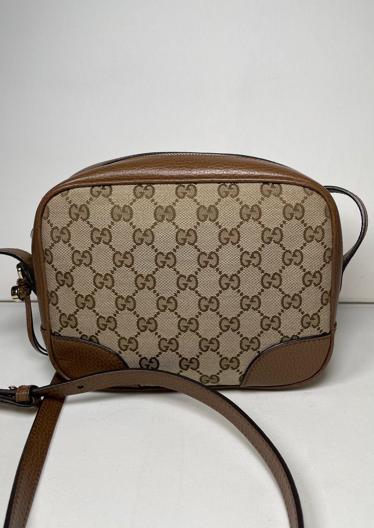 Preloved Gucci Bree Monogram Crossbody Bag